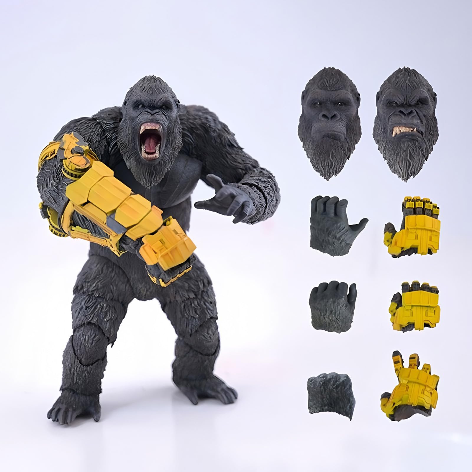 Pipigirl Hiya King of Monsters Movie Monster Series Action Figure, 6Inch King Kong Exquisite Dolls, Collectible Model Decoration Quan