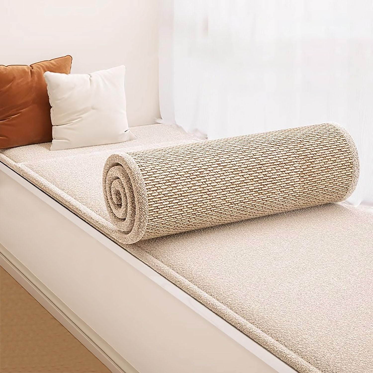 Coussin de banc en peluche personnalisé pour l'élégance de vos meubles d'intérieur