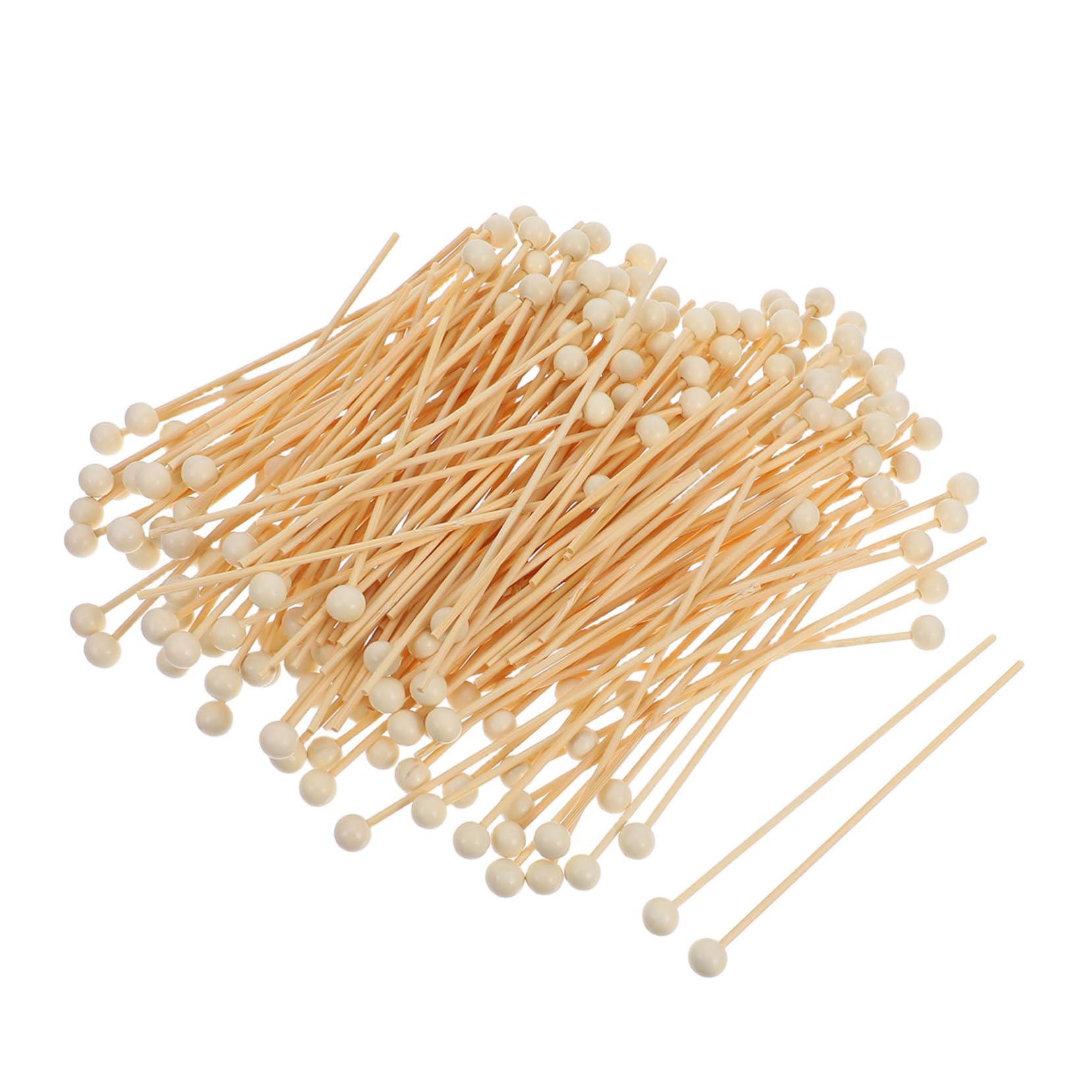 Bâtons bois pour cake pops Hohopeti : bâtonnets lollipop et décors cupcakes 200 pièces polyvalentes