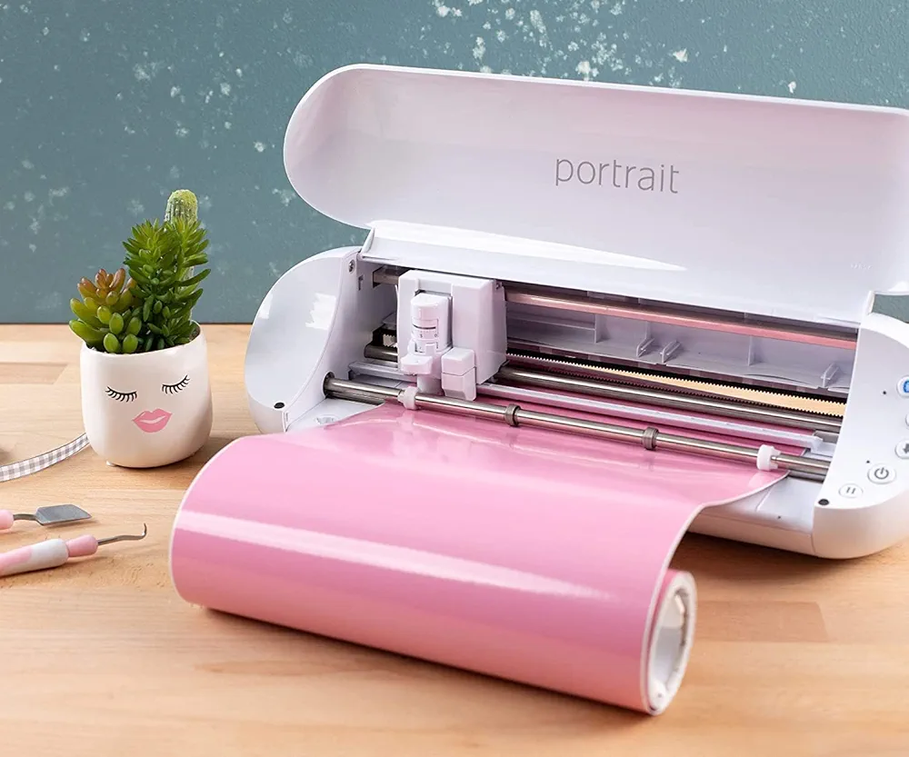 MY PRINT | Silhouette Portrait 3 Cutting Plotter with Bluetooth Wireless for | 3D Mobile Skin Cutting | Vinly Cutting | 8 Inch Width, Auto-blade 1, Cutting Mat, Inbuild 50 Designs and Studio Software : Amazon.in: Home & Kitchen