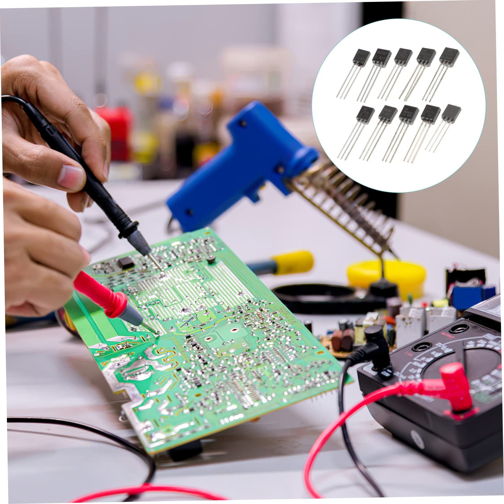 Gatuida 800pezzi Kit Assortimento Transistor Per Elettronica Varie Specifiche Per Esperimenti e Progetti Fai Da Te