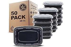 Freshware Meal Prep Containers: Smart 1-Compartment Lunch Companion for Healthy Eating