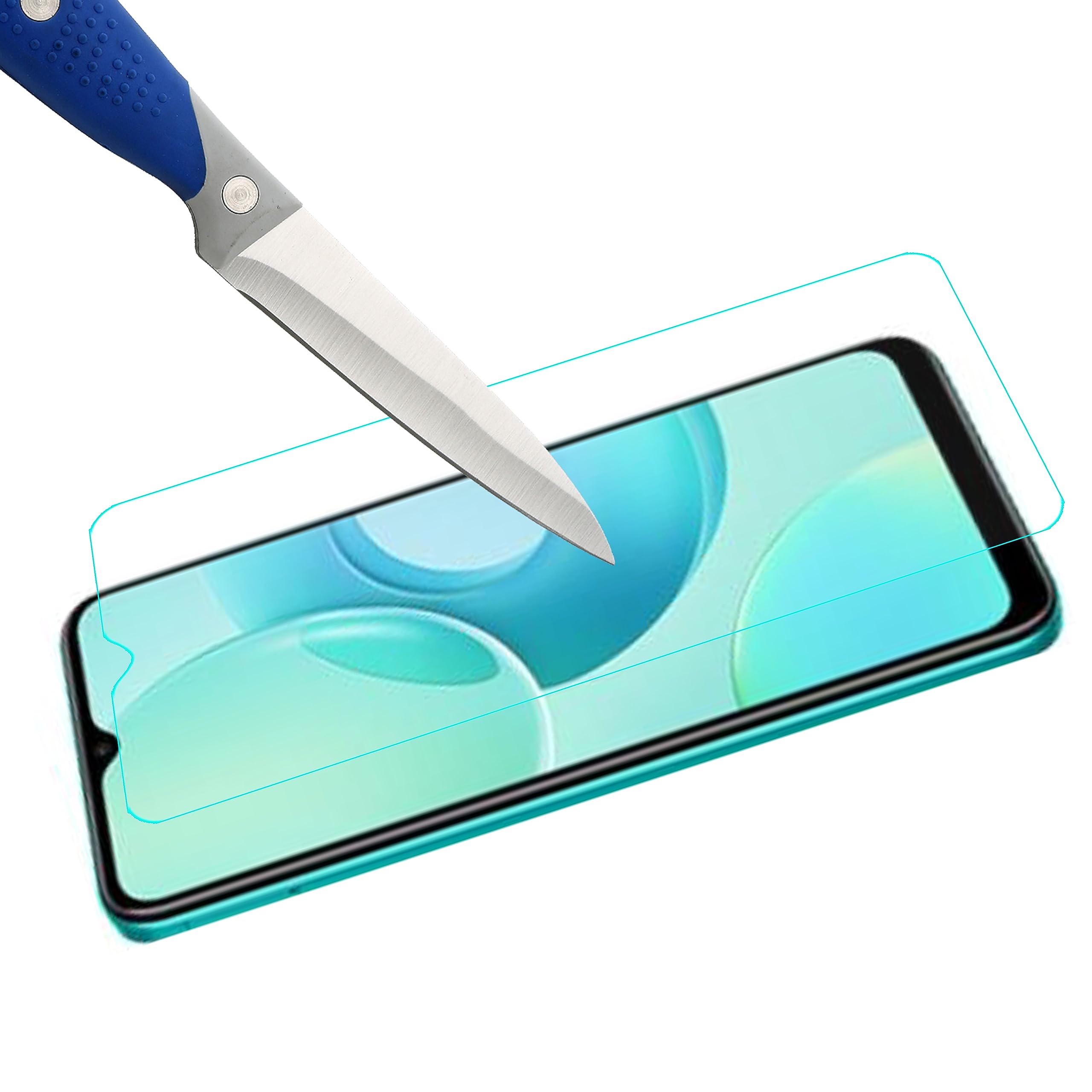 REY Pellicola salvaschermo per WIKO Y60, Vetro temperato, di qualità Premium