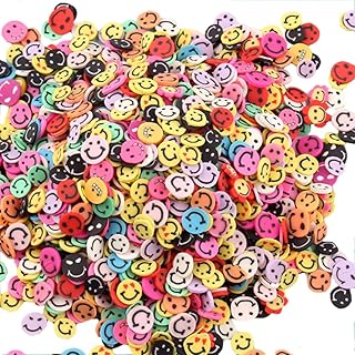 RayLineDoÂ® Pack of 100G Cute Design Polymer Clay Slices 3D Nail Art Stickers Fimo Slices for Slime, DIY Crafts (Above 5000 Pieces)