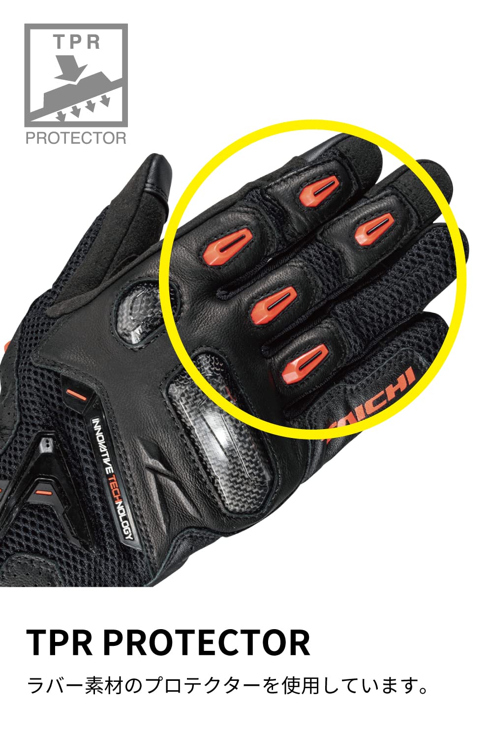 Amazon.co.jp: RS Taichi RST442 Black/Neon Red M Motorcycle