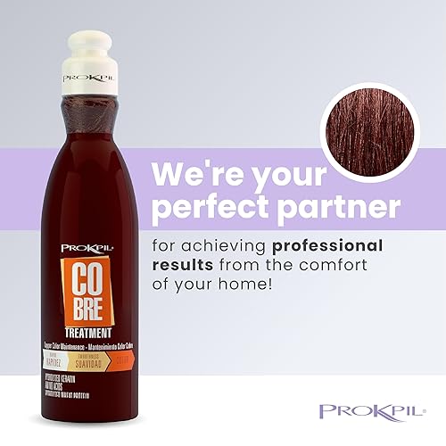 Miniatura 3 de Prokpil | Mantenimiento Tratamiento Natural Matiz Cobre | Mantenimiento Matizador Color Cobrizo Tratamiento Matizante Cobre (Tamaño Regular