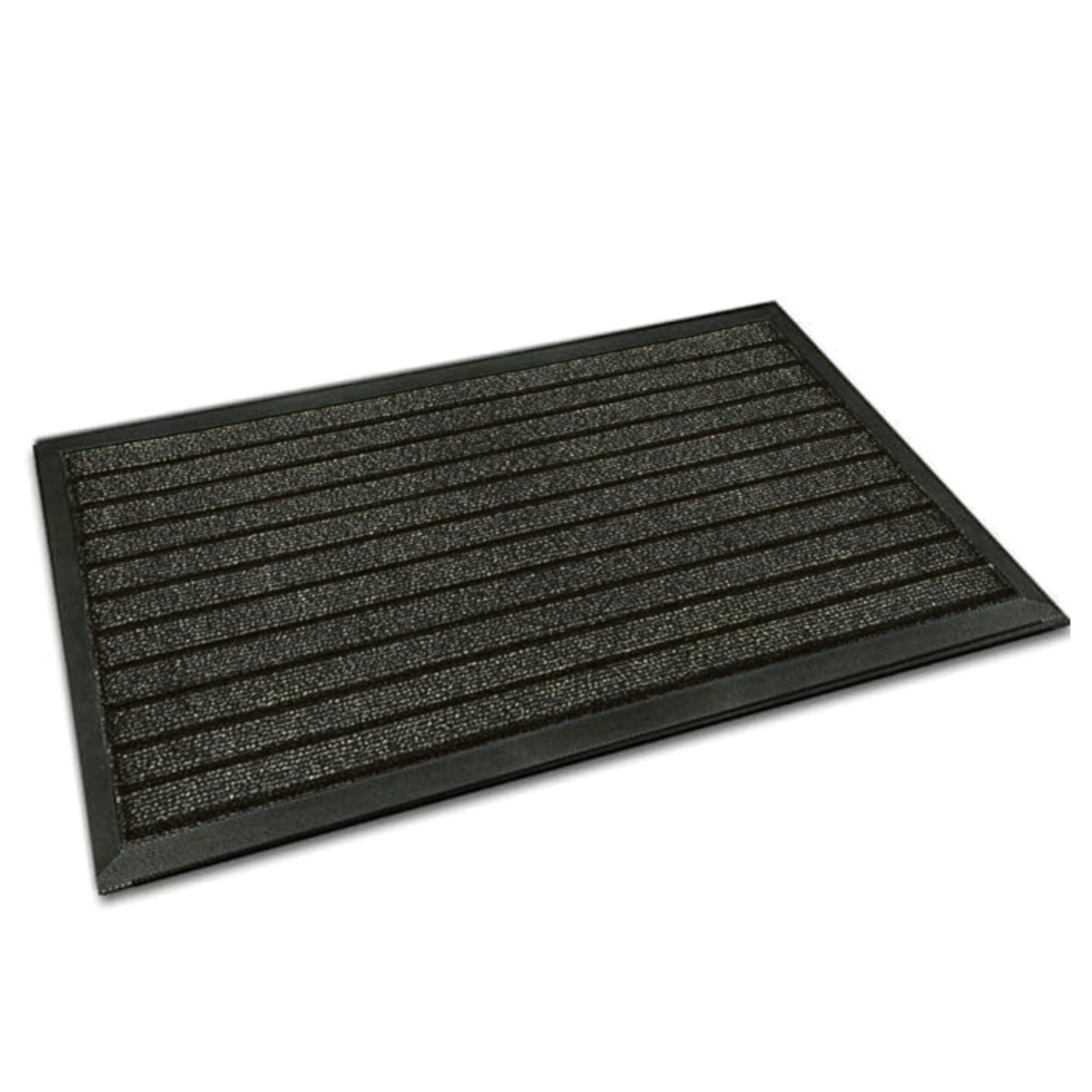 AKADIL Rubber Backed Door Mats Indoor Heavy Duty Non Slip Washable Kitchen Rugs, Indoor & Outdoor Front Doormat Barrier Entrance Carpet, Waterproof & Dirt Trapper Carpet (Anthracite, 40 x 60 cm)