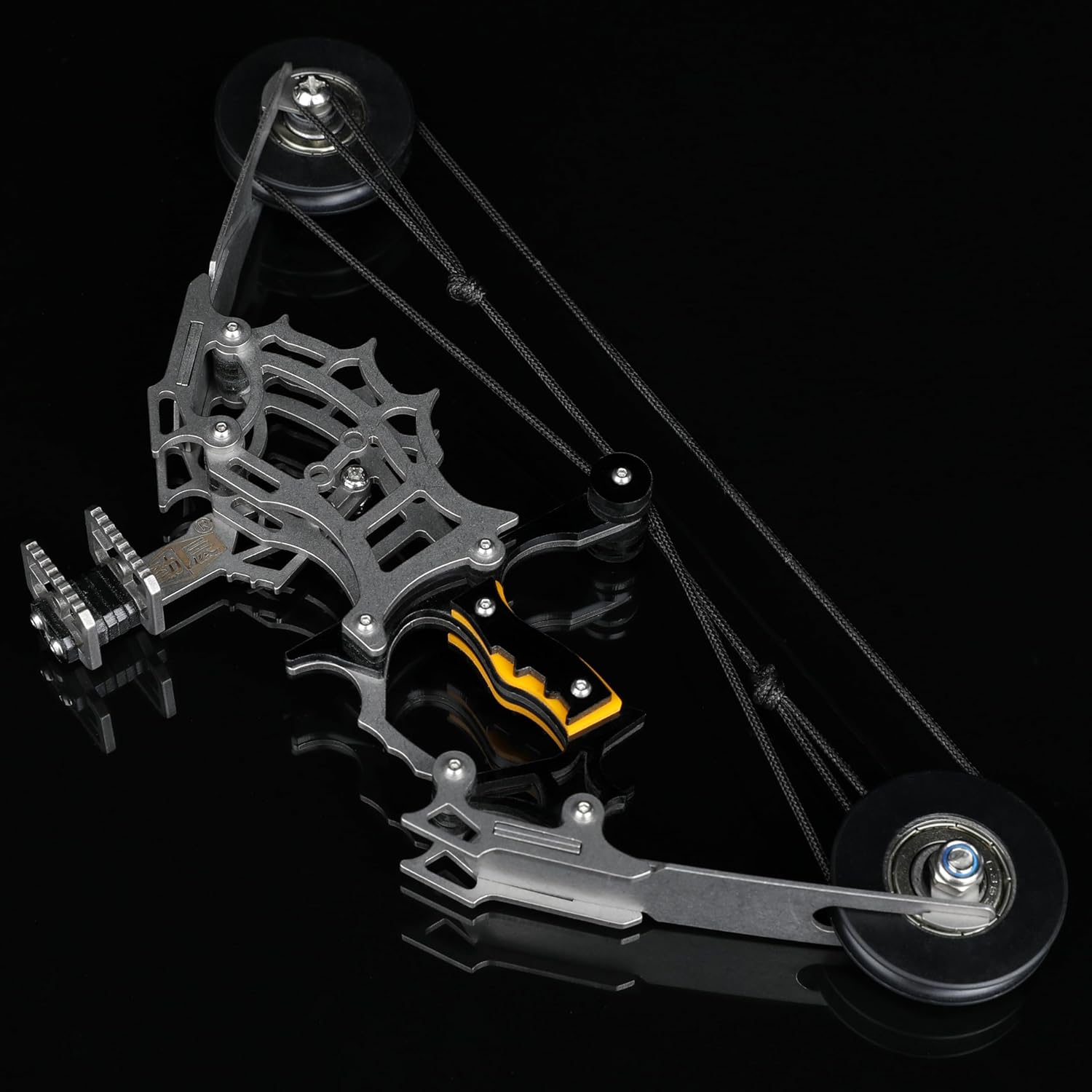 AMEYXGS 8.8 inch Compound Bow Stainless Steel Includes 12 Arrows and Target Paper