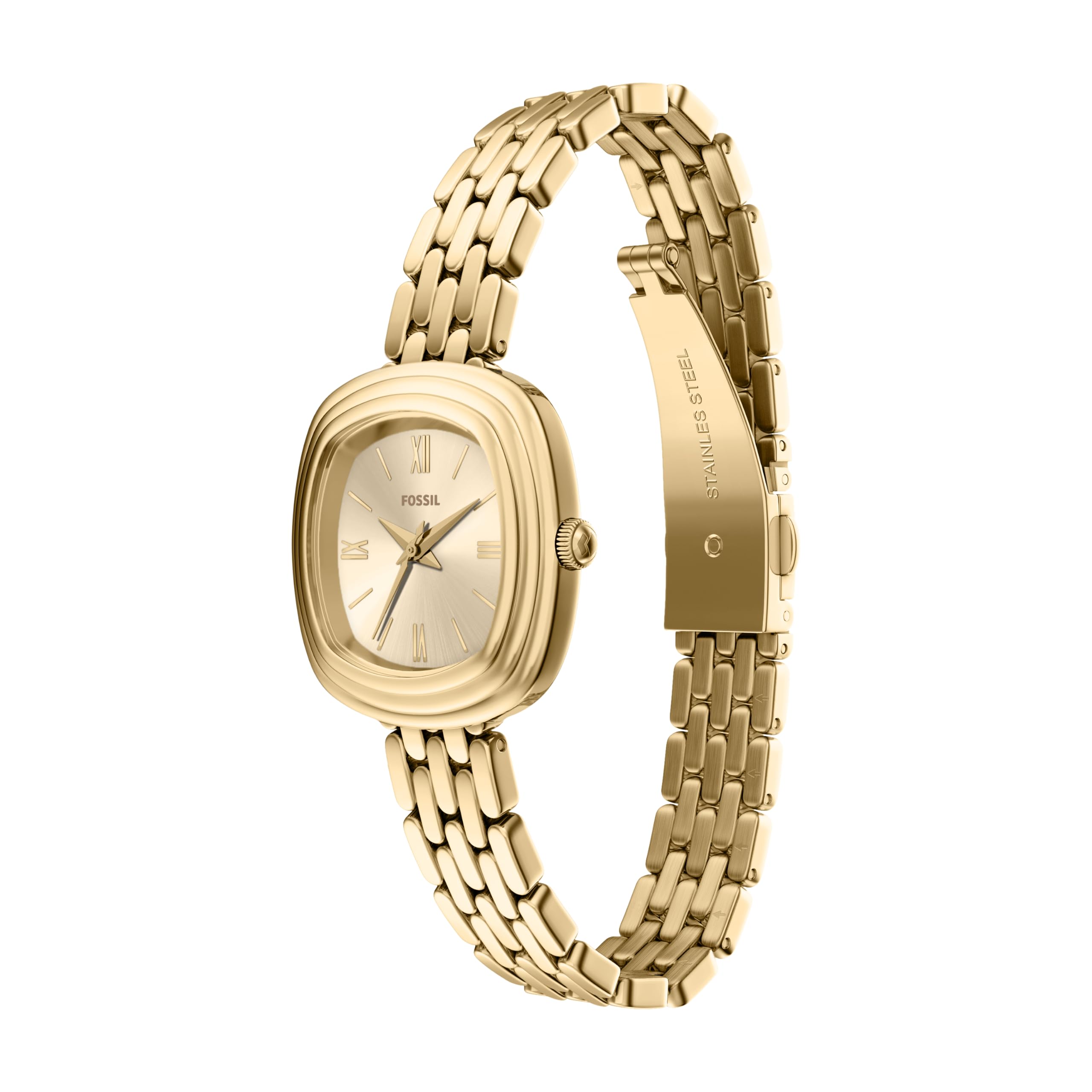 Fossil Emerson Donna Orologio in acciaio inossidabile color oro 30MM, ES5506