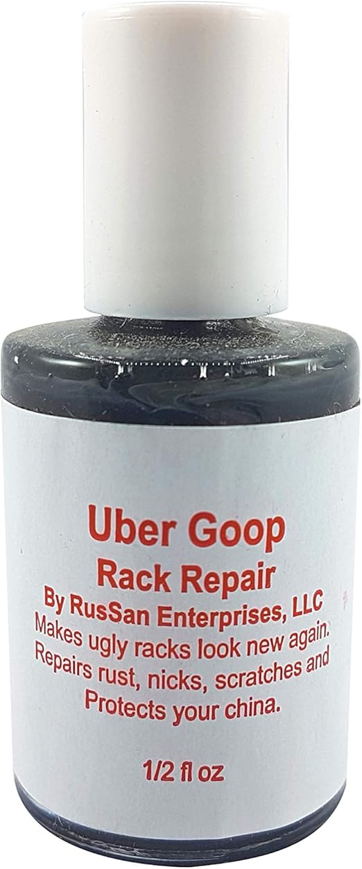 Uber Goop Dark Gray 1/2 oz Bottle Dishwasher Rack Repair Paint/Glue