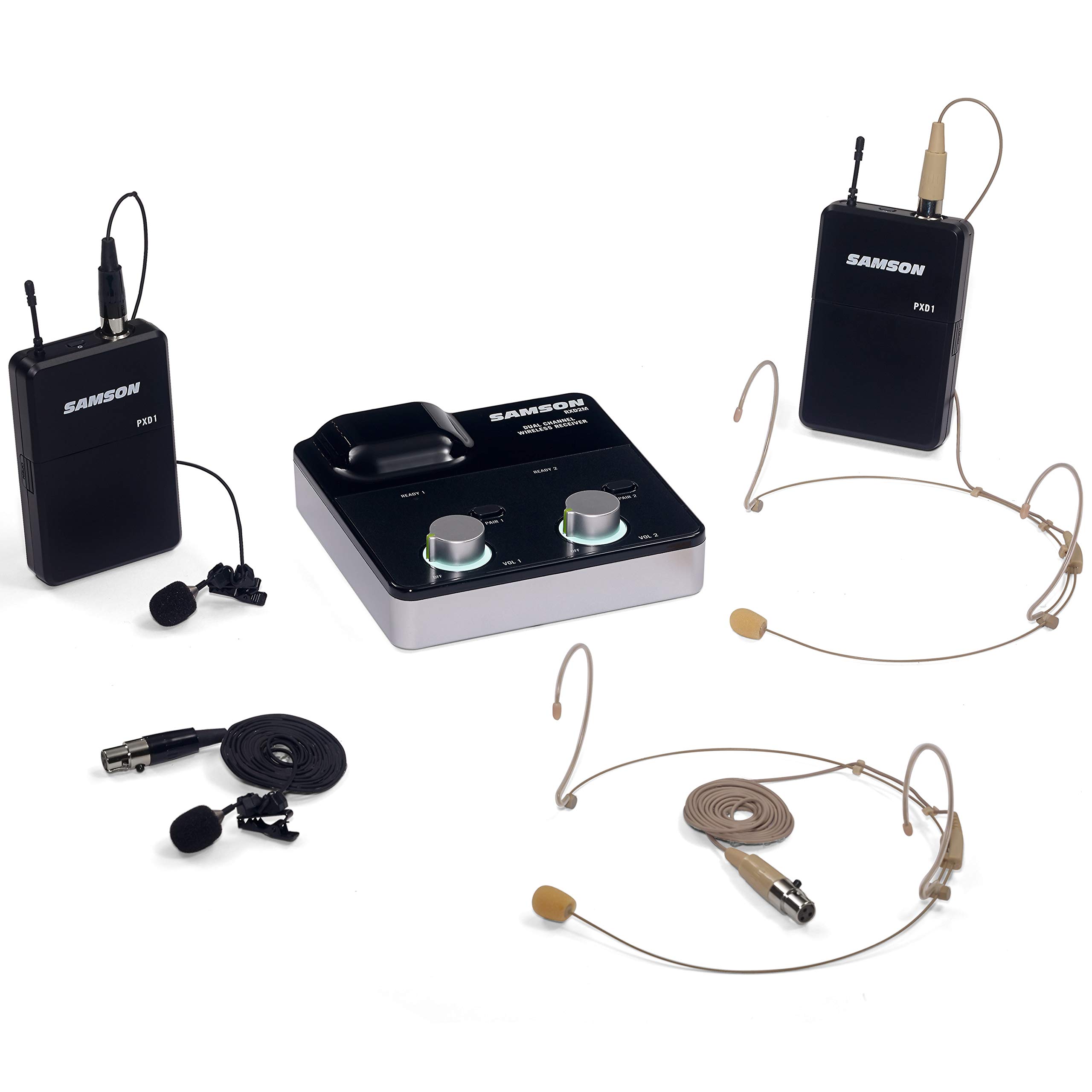 SAMSON Stage XPD2m Dual Presentation avec micros LM7 DE5 - 6