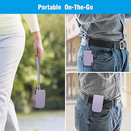 Miniatura 6 de Funda protectora de piel sintética para Freestyle Libre 3 2  Libre Reader, ligera, a prueba de golpes, funda de transporte para diabéticos con clip