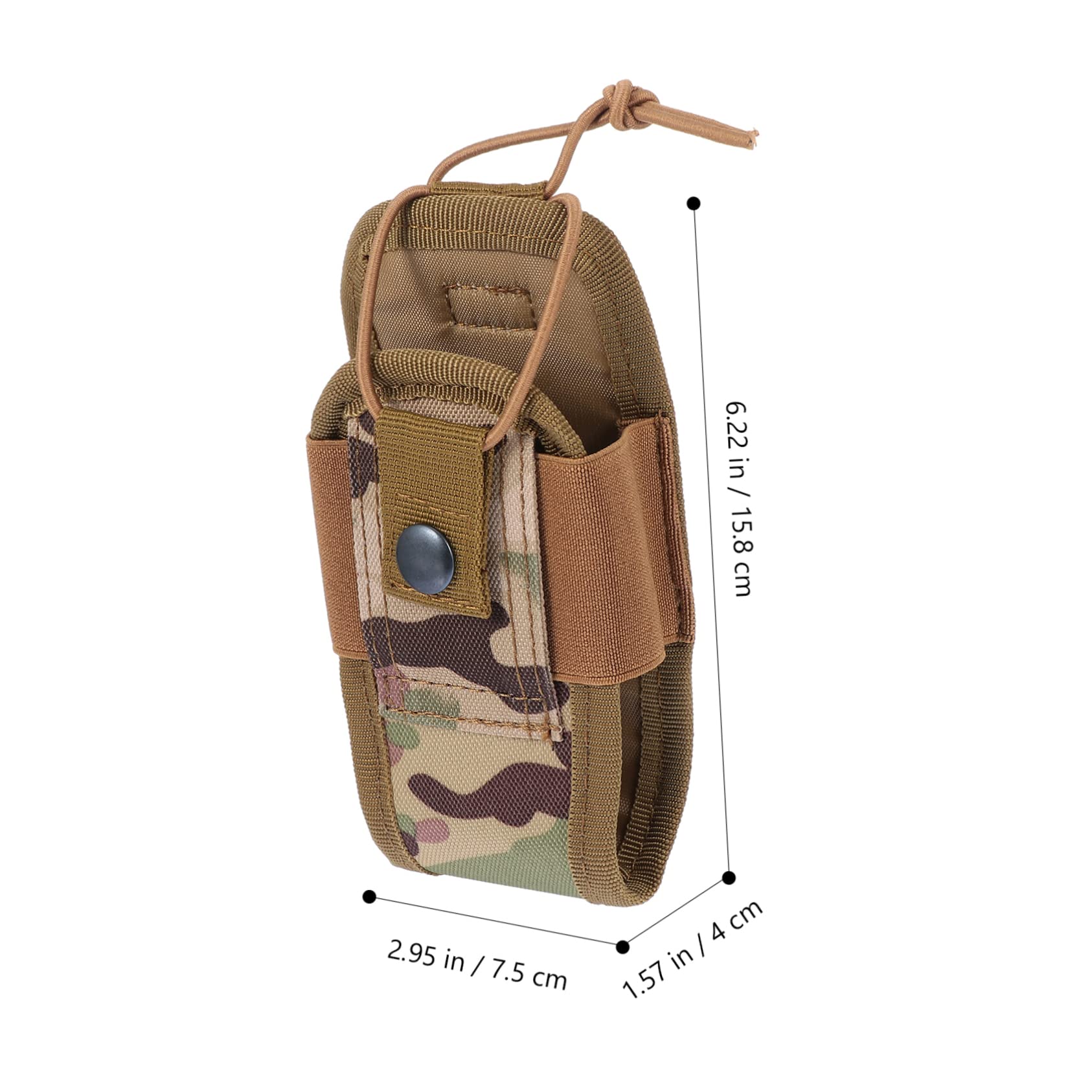 Hemobllo 3pezzi Porta Radio Portatile Oxford Astuccio Per Ricetrasmettitore Borsa Cinturino Per Attività All Aperto Design Pratico e Maneggevole Adatta Per Ciclismo e Escursionismo