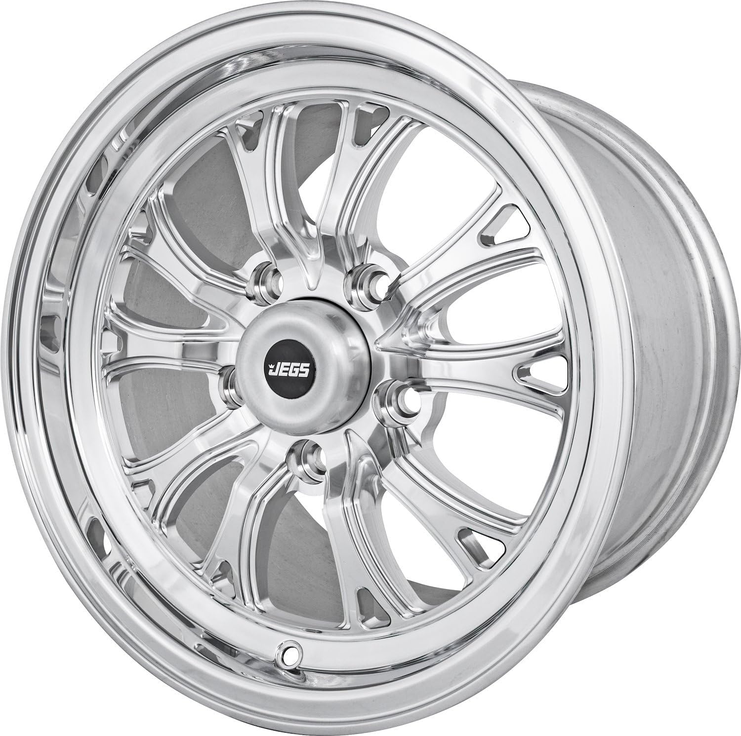 JEGS SSR Spike Wheel [Size: 15" x 10"] Fully Polished