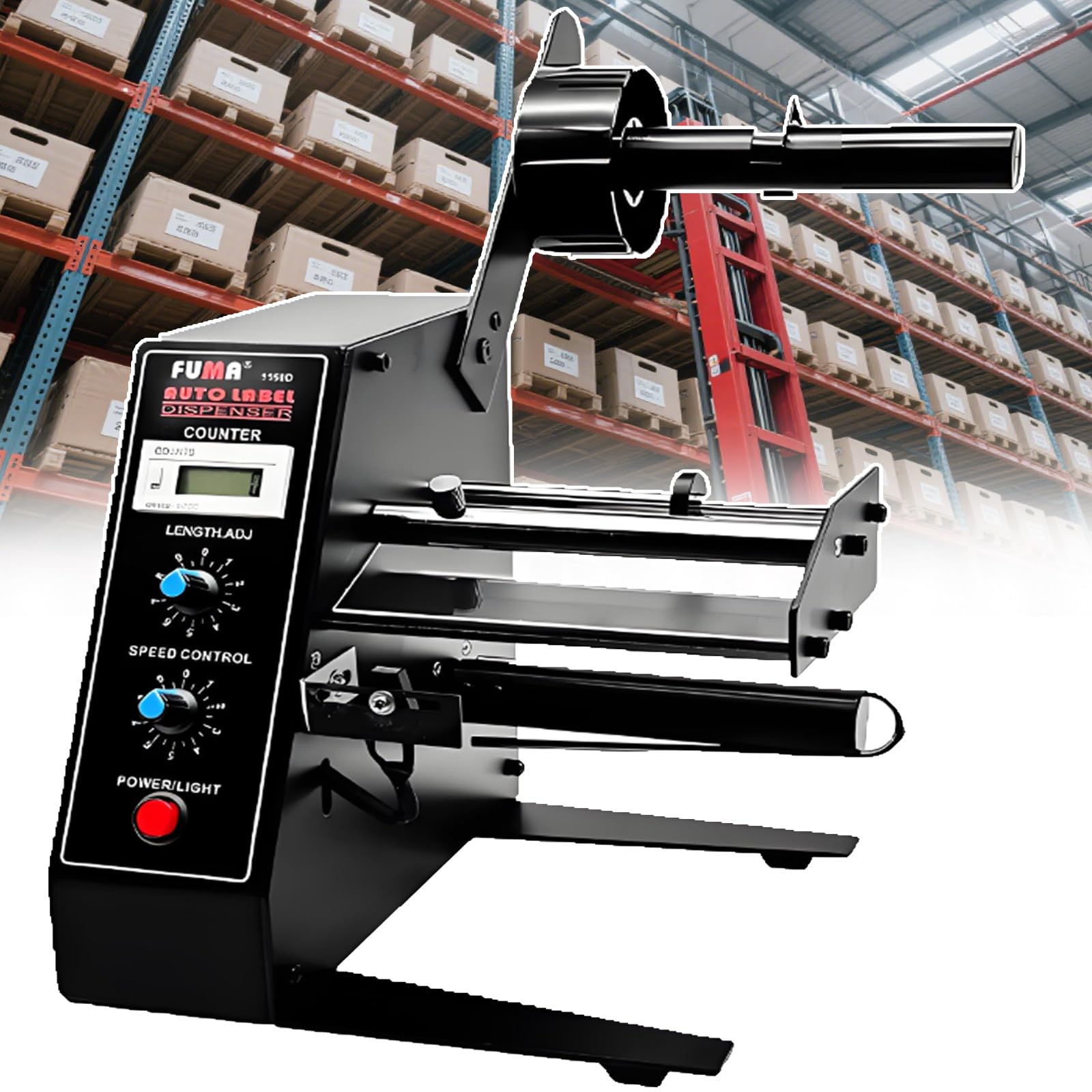 Distributore Automatico di Etichette per Impieghi Gravosi, Macchina Separatrice di Etichette Anto, Struttura in Lega di Alluminio, Lunghezza 3-150 Mm, per Etichette Multifila Optical