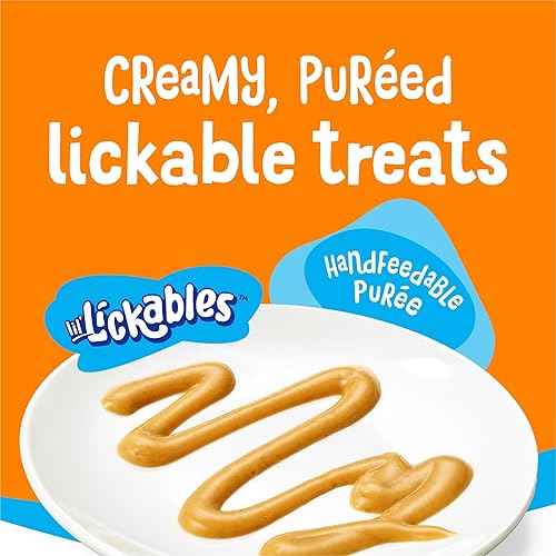 Miniatura 2 de Purina Friskies Lil' Lickables - Golosinas para gatos con pollo para lamer – 16 onzas (paquete de 32)