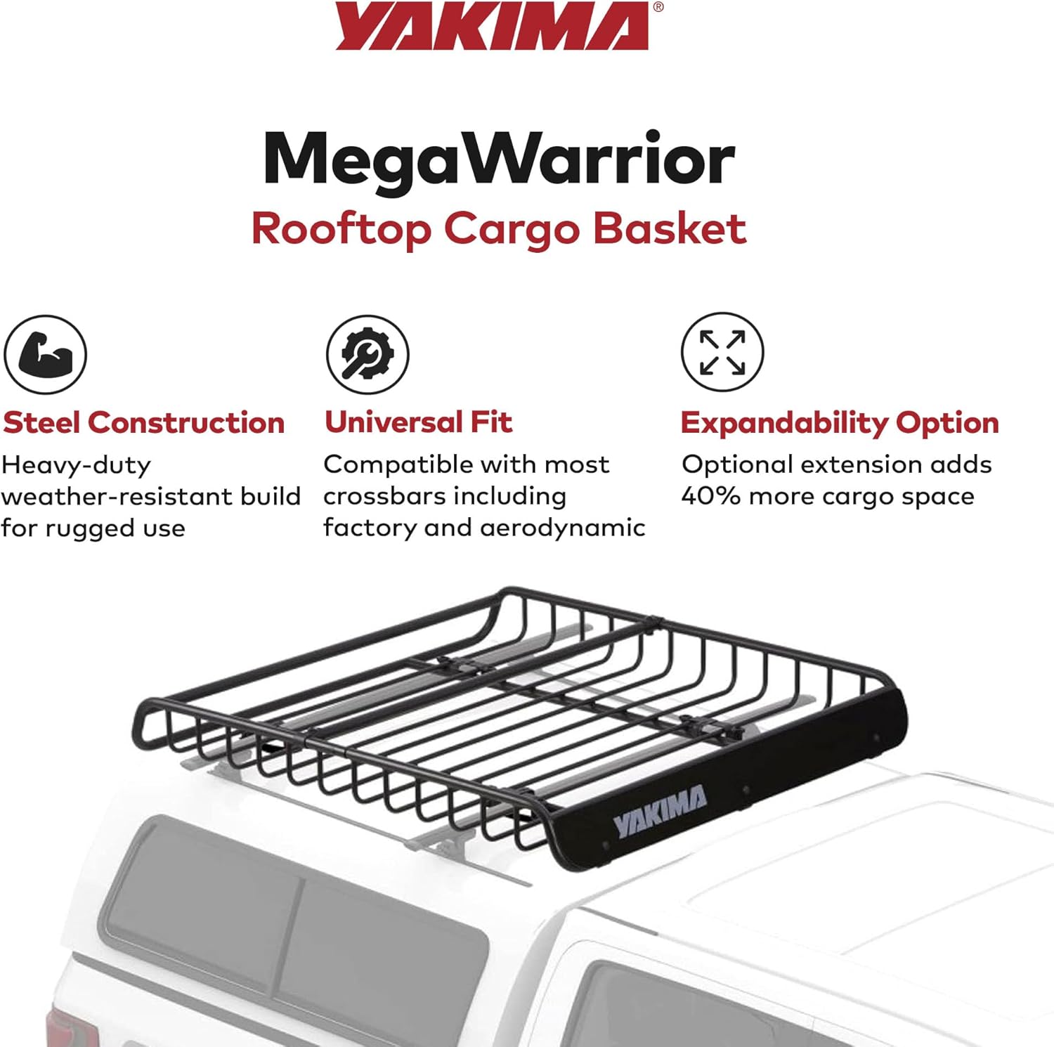 YAKIMA, MegaWarrior Roof Cargo Basket