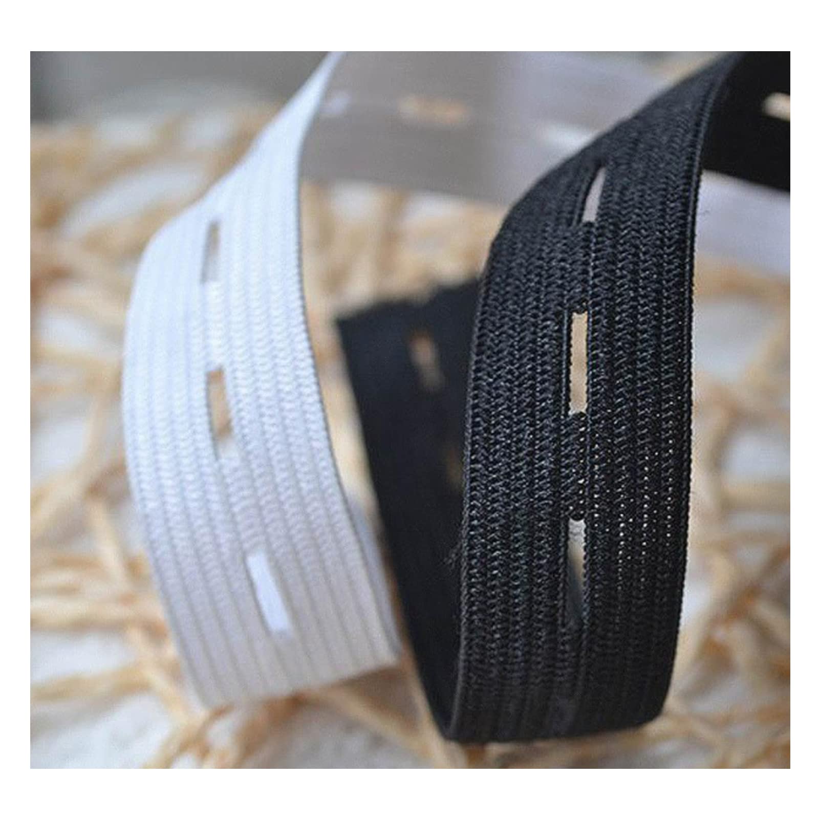 Bandes Élastiques 20mm - 6m - Polyester/Latex - Pour Couture Et DIY