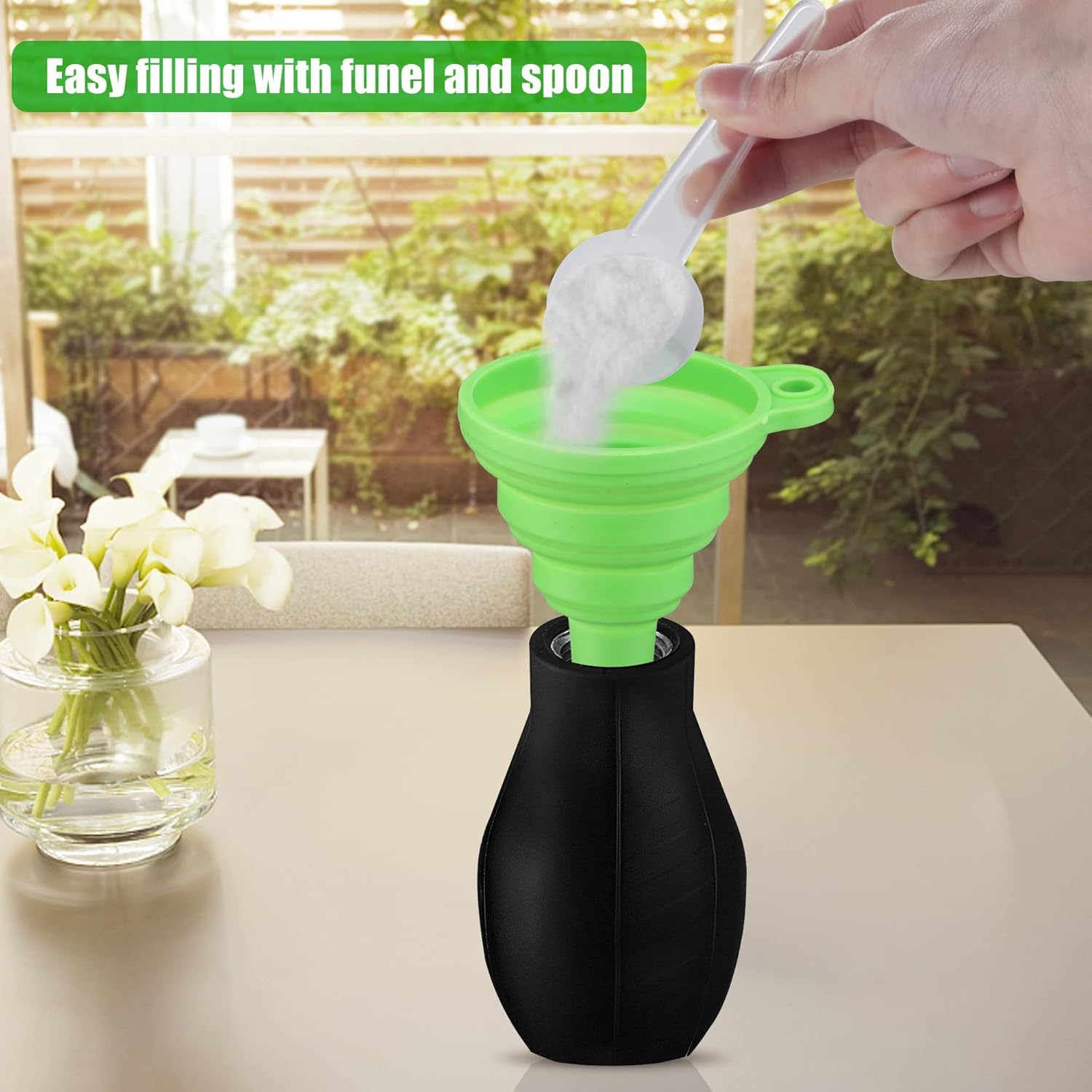 Bulb Duster Sprayer Insect Buster – Handheld, Extendable Applicator