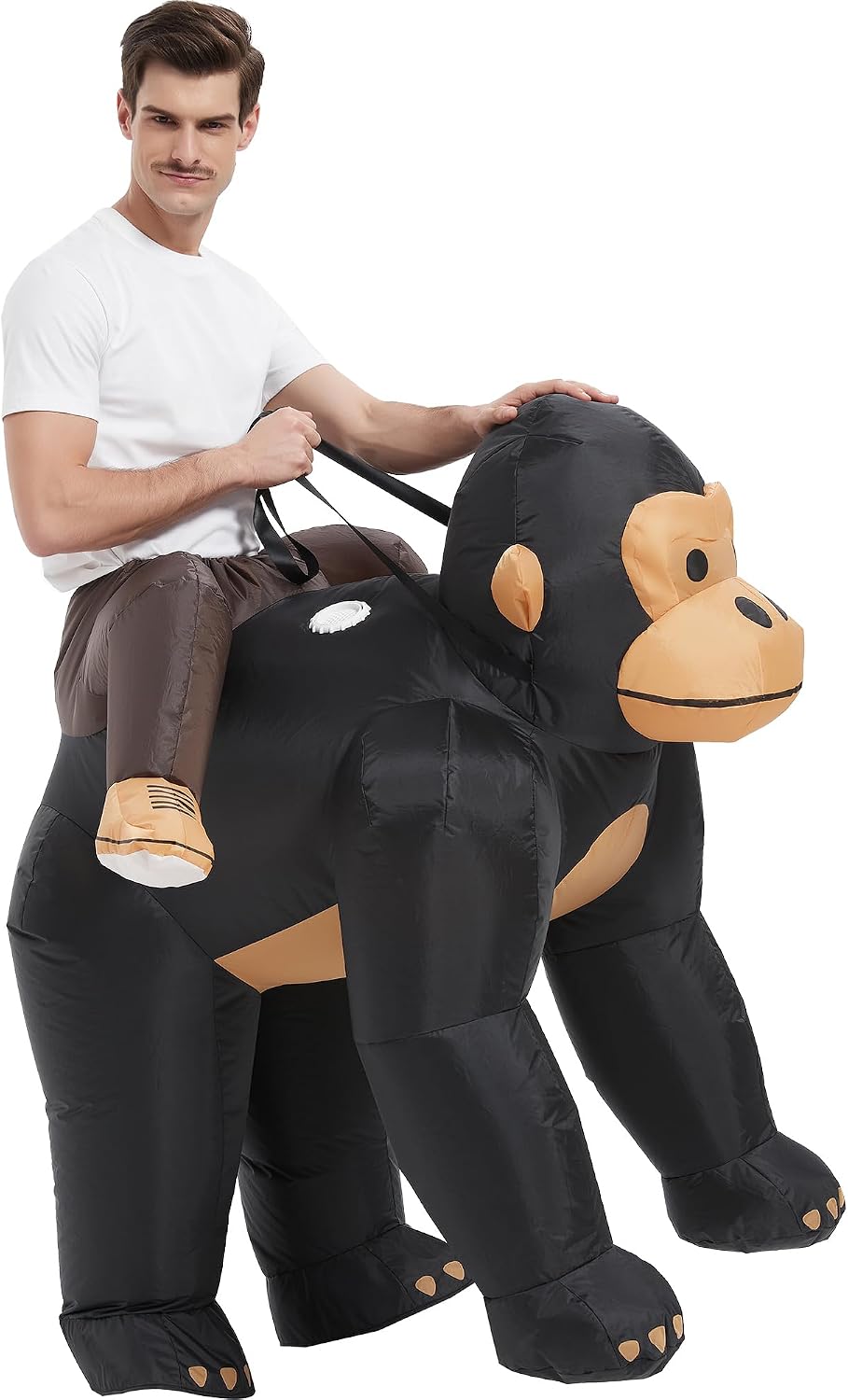 One Casa Inflatable Costume Adult,Blow Up Gorilla Suit,Ride On Halloween Costumes for Men Women