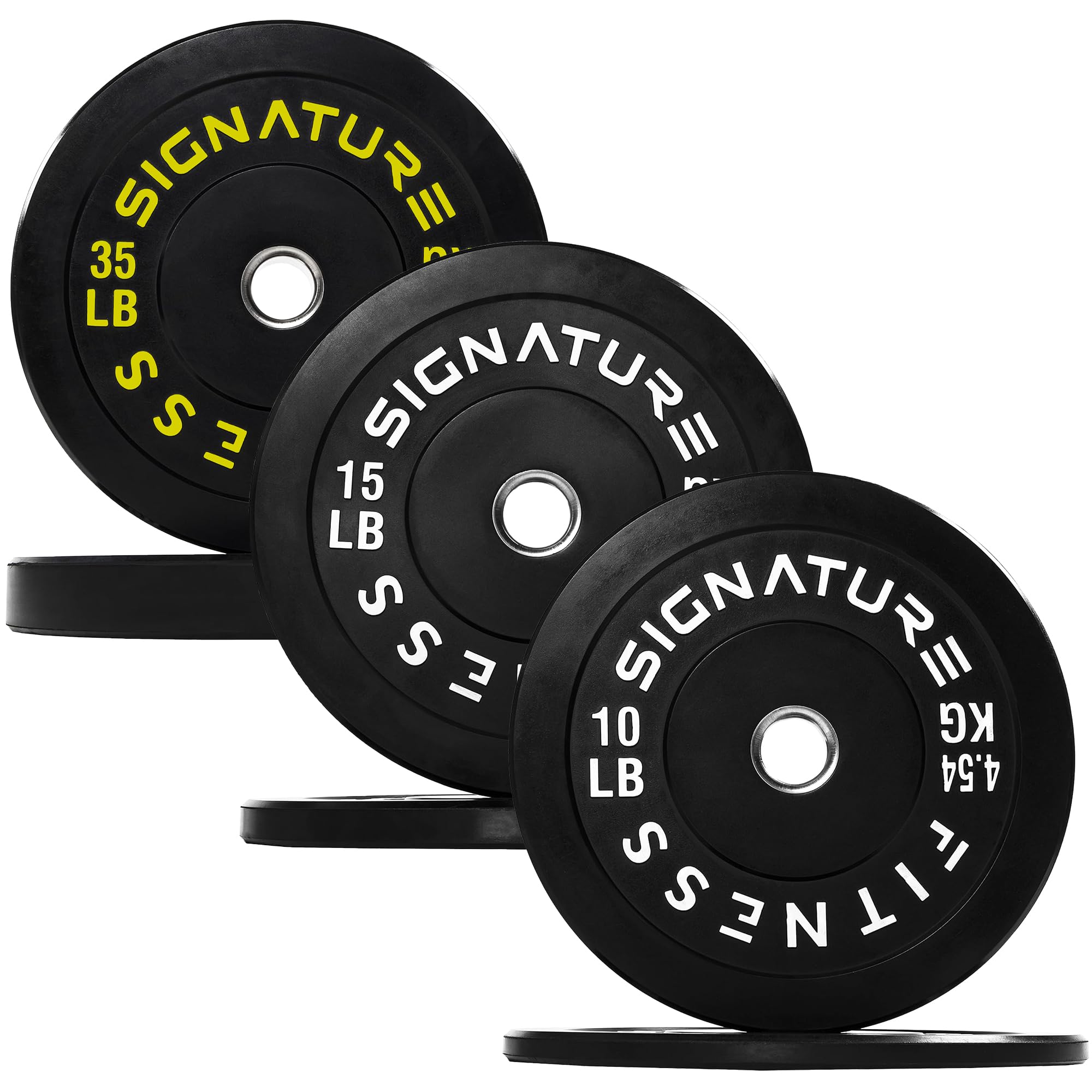 fitvids olympic bumper plates set, 2" weight plates for strength training & weightlifting, paris or set or set with barbell, multiple options