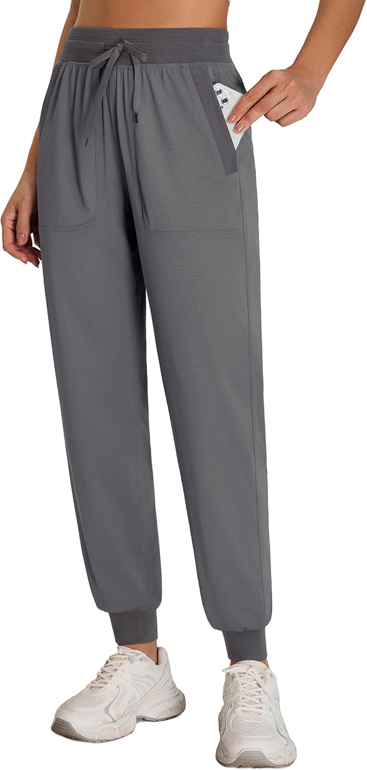 BMJL Womens Joggers High Waisted 29" Workout Track Pants with Pockets Athletic Gym Yoga Casual