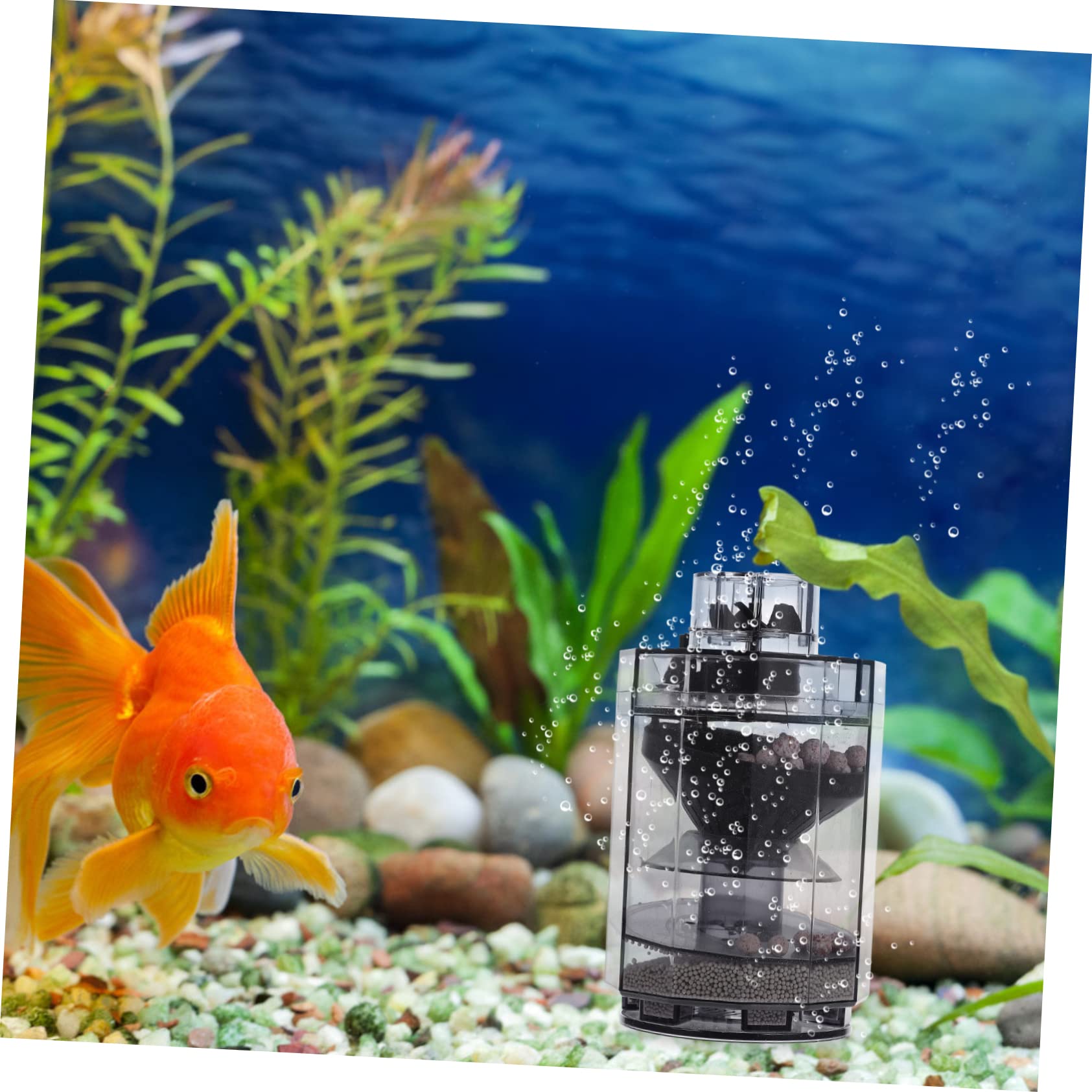 Gadpiparty 5pièces Aspirateur pour Aquarium Outil De Nettoyage Et Oxygénation Automatique pour Réservoir De Poissons Siphon pour Changement Eau Et Élimination Déchets