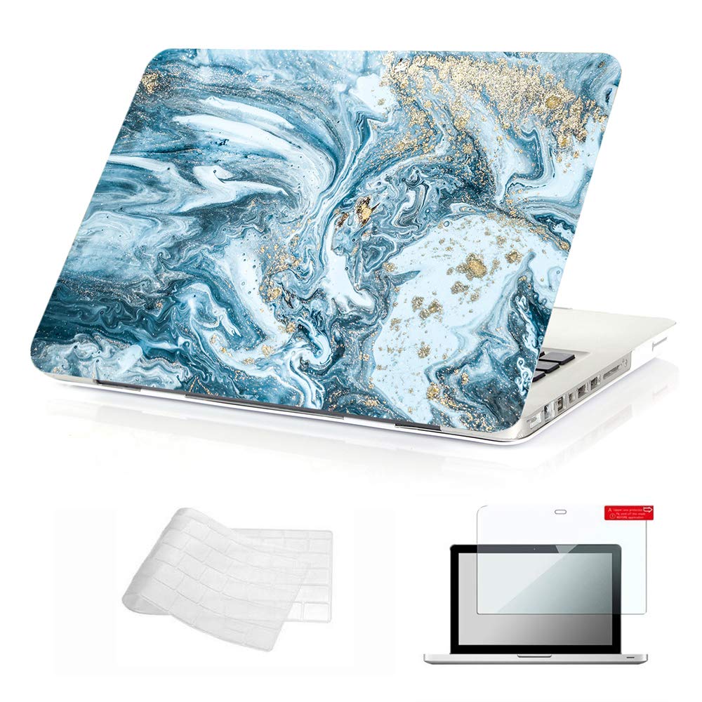 Se7enline Compatible with 13.6 MacBook Air Case M2 M3/M4 2022-2025 for Mac Air 13.6-inch A2681/A3113/A3240 Laptop Hard Shell Case with Keyboard Protective Cover & Trackpad Protector, Colorful Floret — view 76