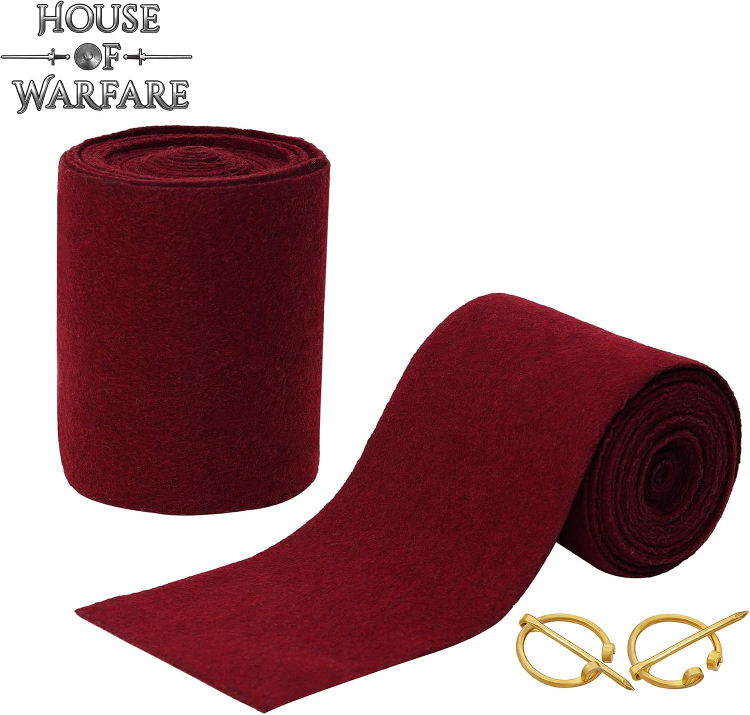 Medieval Leg Wraps Viking Style LARP Pirate Cosplay Costumes with Fibula - Image 9