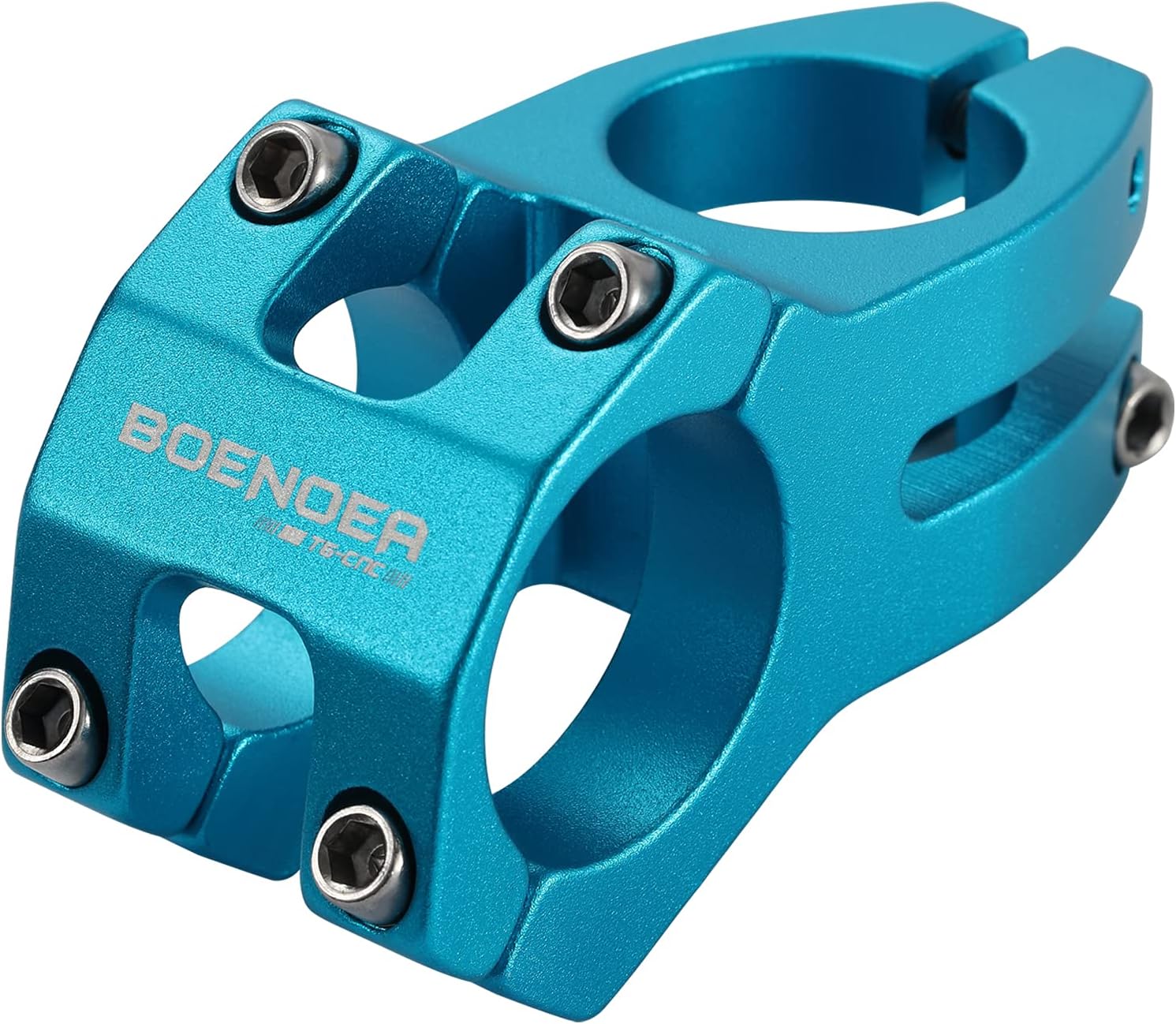 Boenoea 31.8 Cycling Stem 35mm 45mm Bike Stems Aluminum Alloy Mountain Bike Short Handlebar Stem for Road Bike MTB BMX Fixie Gear