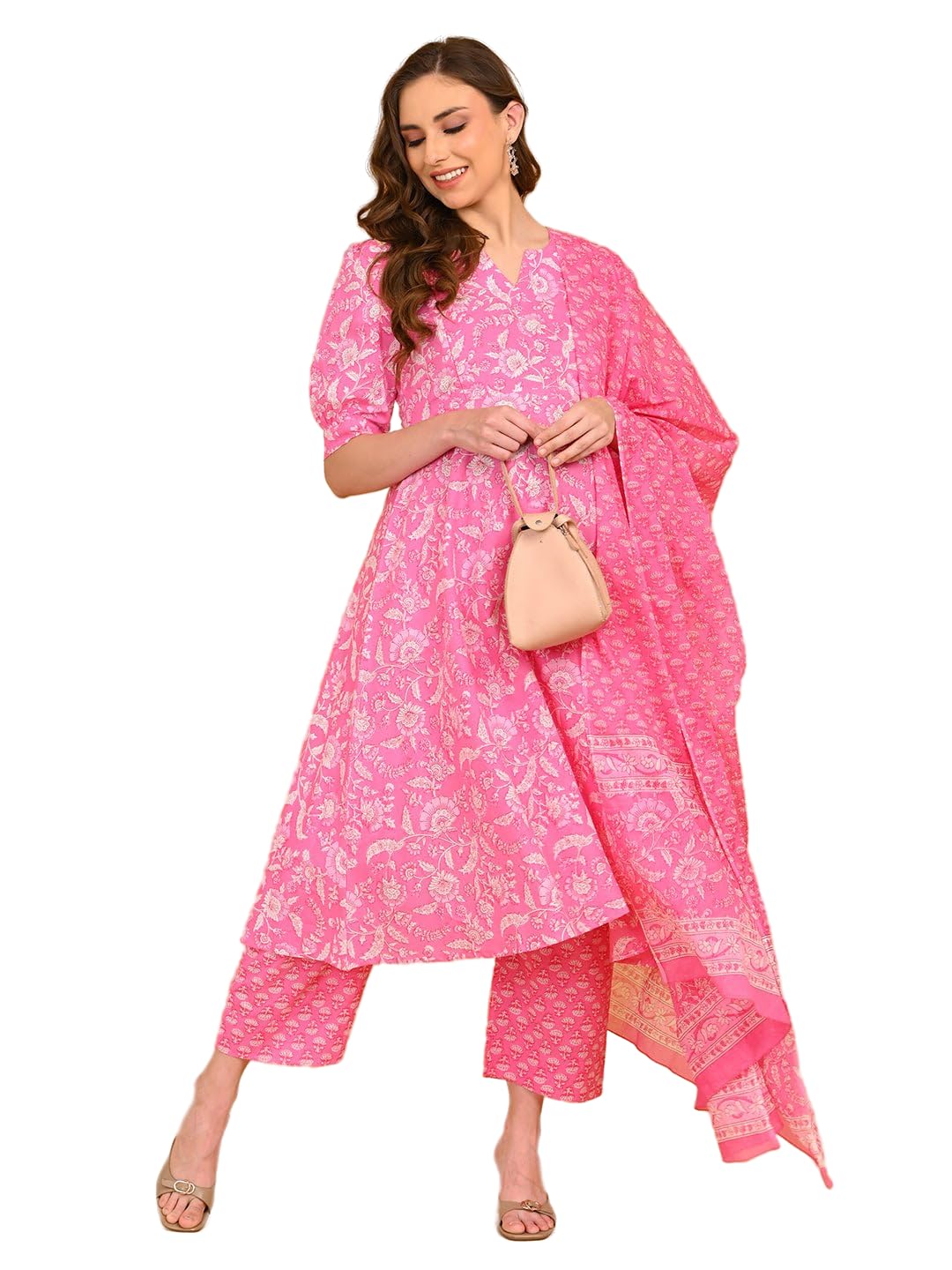 The Mom Store Maternity and Nursing Kurta Set with Dupatta | Pre and Post Pregnancy Wear for New Mom | Nursing Zipper | Trendy Stylish Ethnic Set for Women-image-17