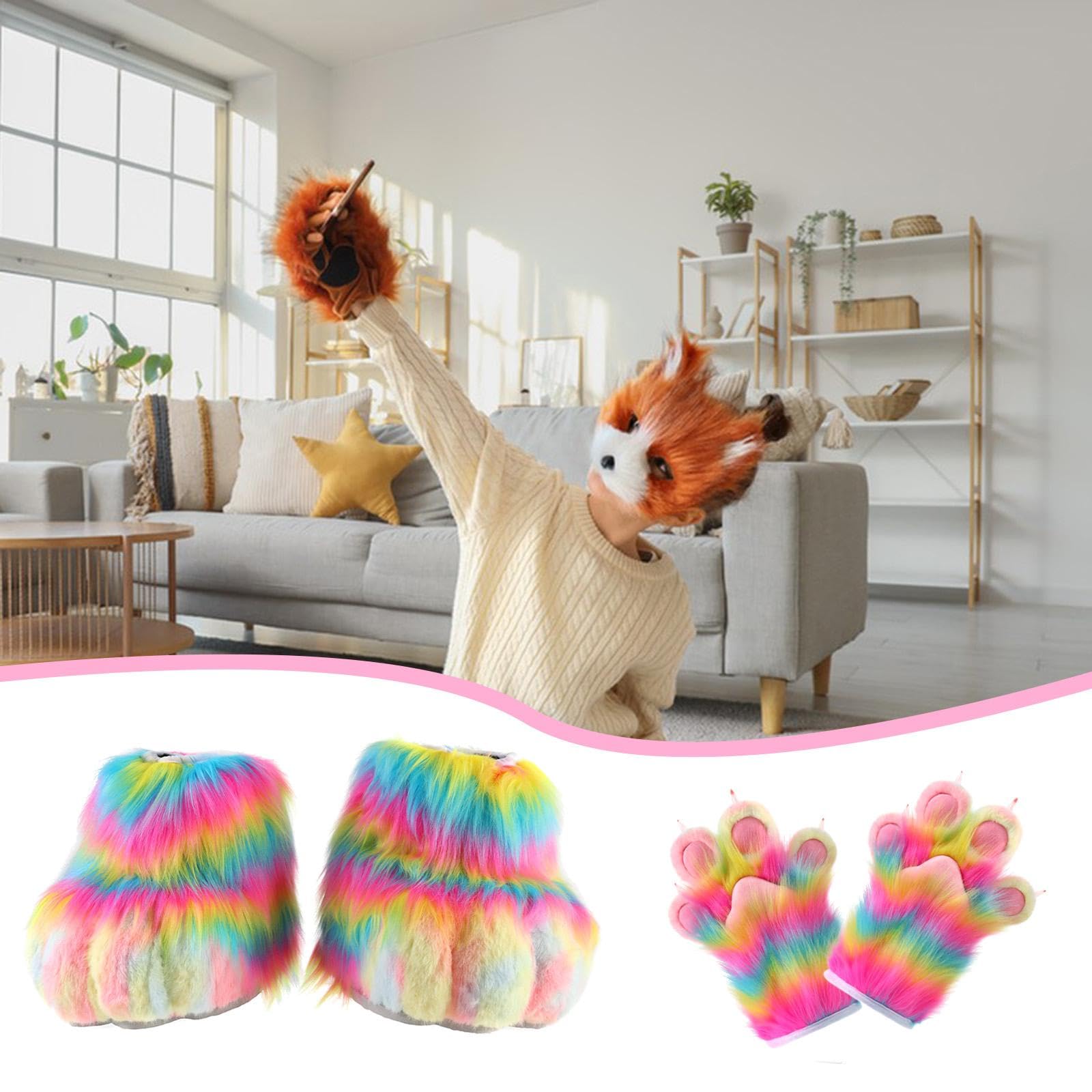 Baoblaze Guanti con Artigli per Cosplay e Scarpe con Artigli, Accessori per Costumi Cosplay per spettacoli teatrali