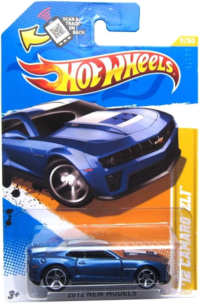 Hot Wheels 2012 New Models Chevrolet Chevy Camaro ZL1 Blue