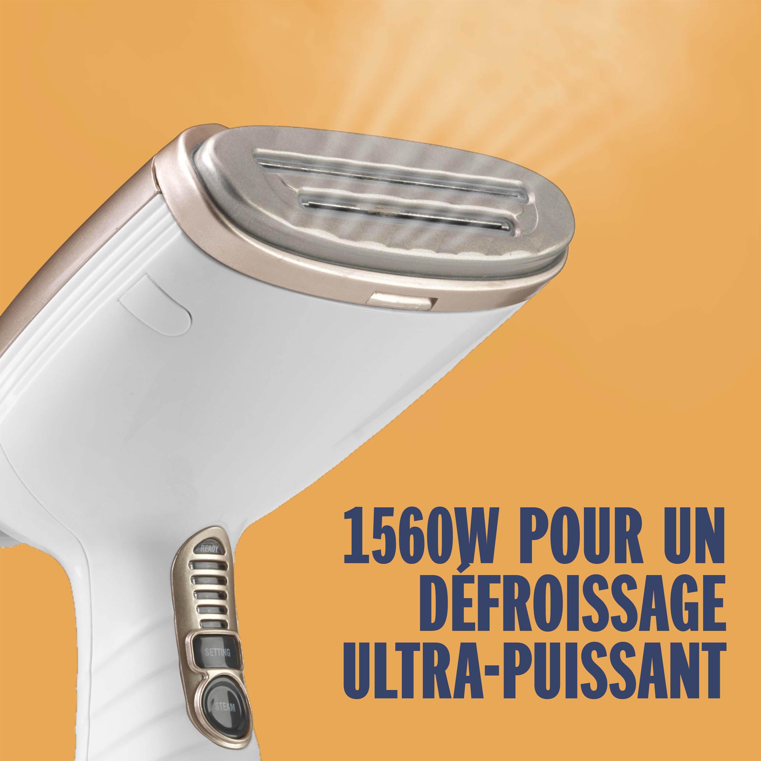 Conair - GS59XE - Défroisseur & fer à repasser à vapeur portable – Turbo Extreme Steam®- 1560W - Prêt en 40 secondes - 5 réglages de vapeur pour tous types de textiles - 4 accessoires inclus