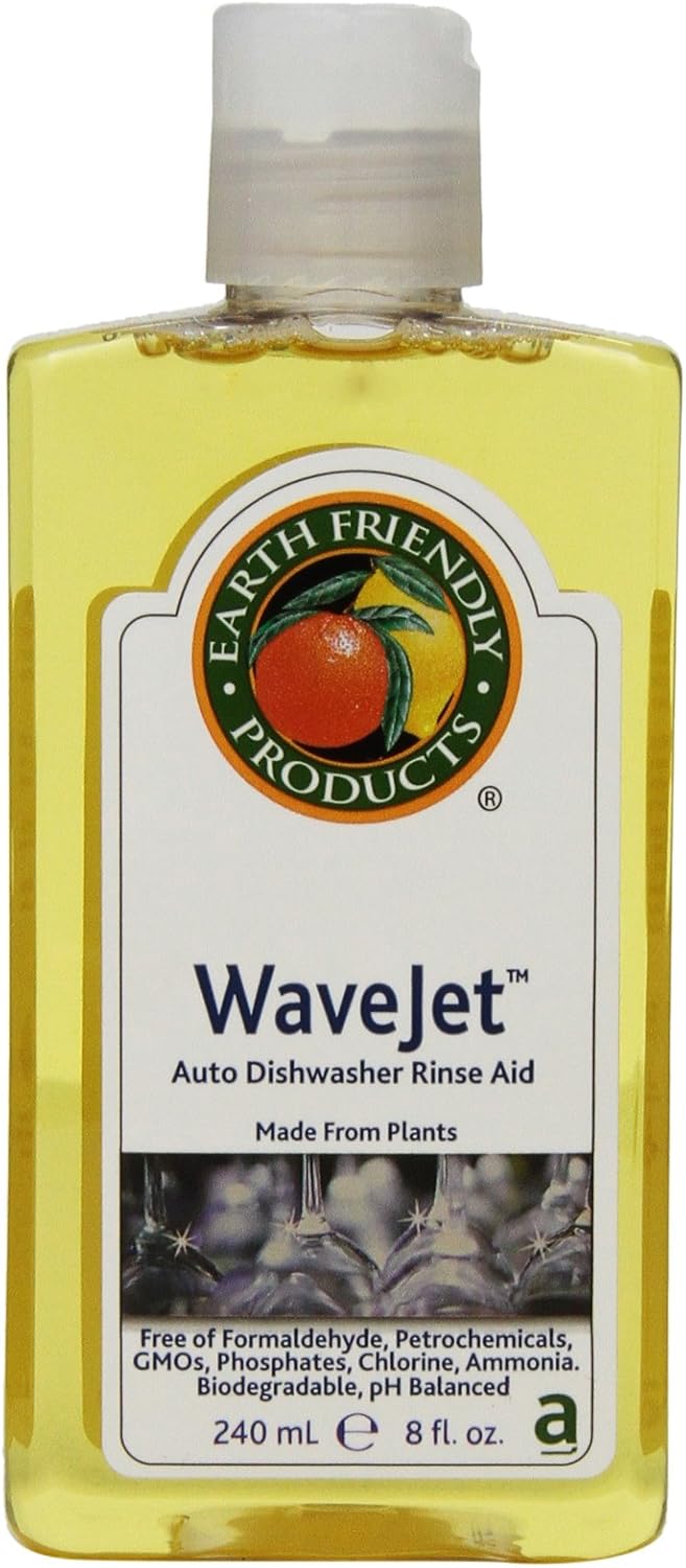 Earth Friendly Products Wave Jet Rinse Aid, 8-Ounce Bottle (Pack of 12)