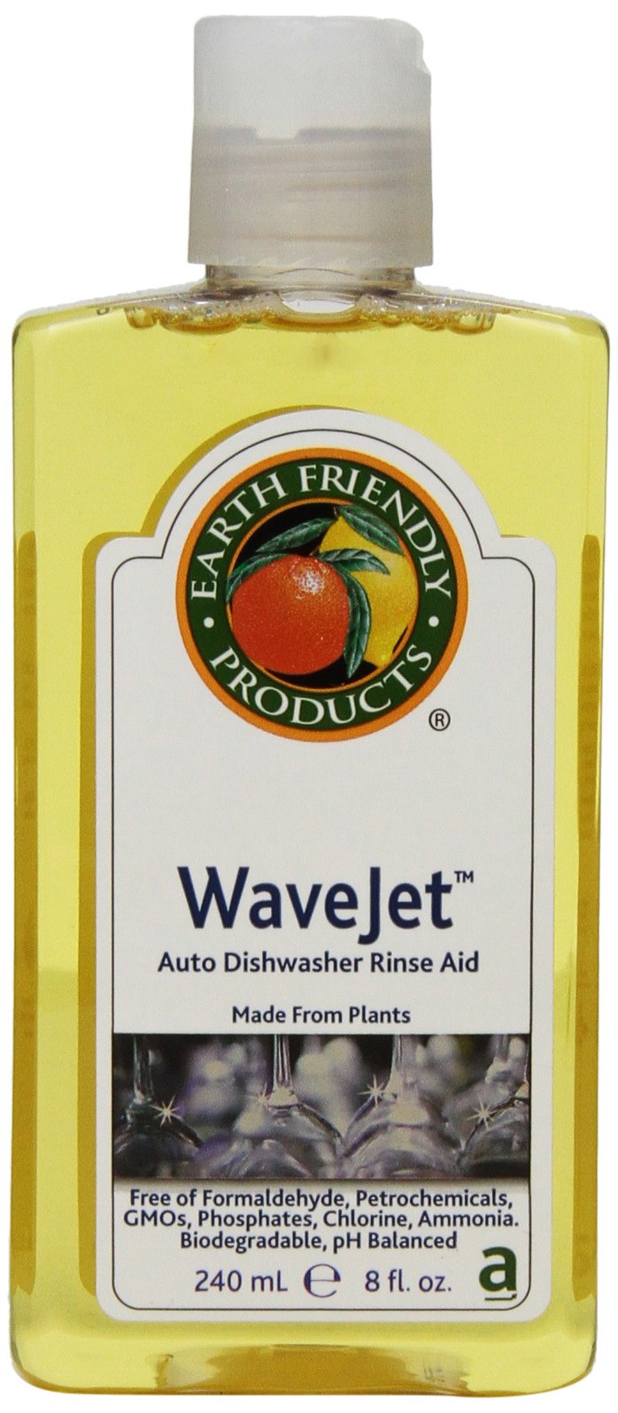 ECOSEarth Friendly Products Wave Jet Rinse Aid, 8-Ounce Bottle (Pack of 12)