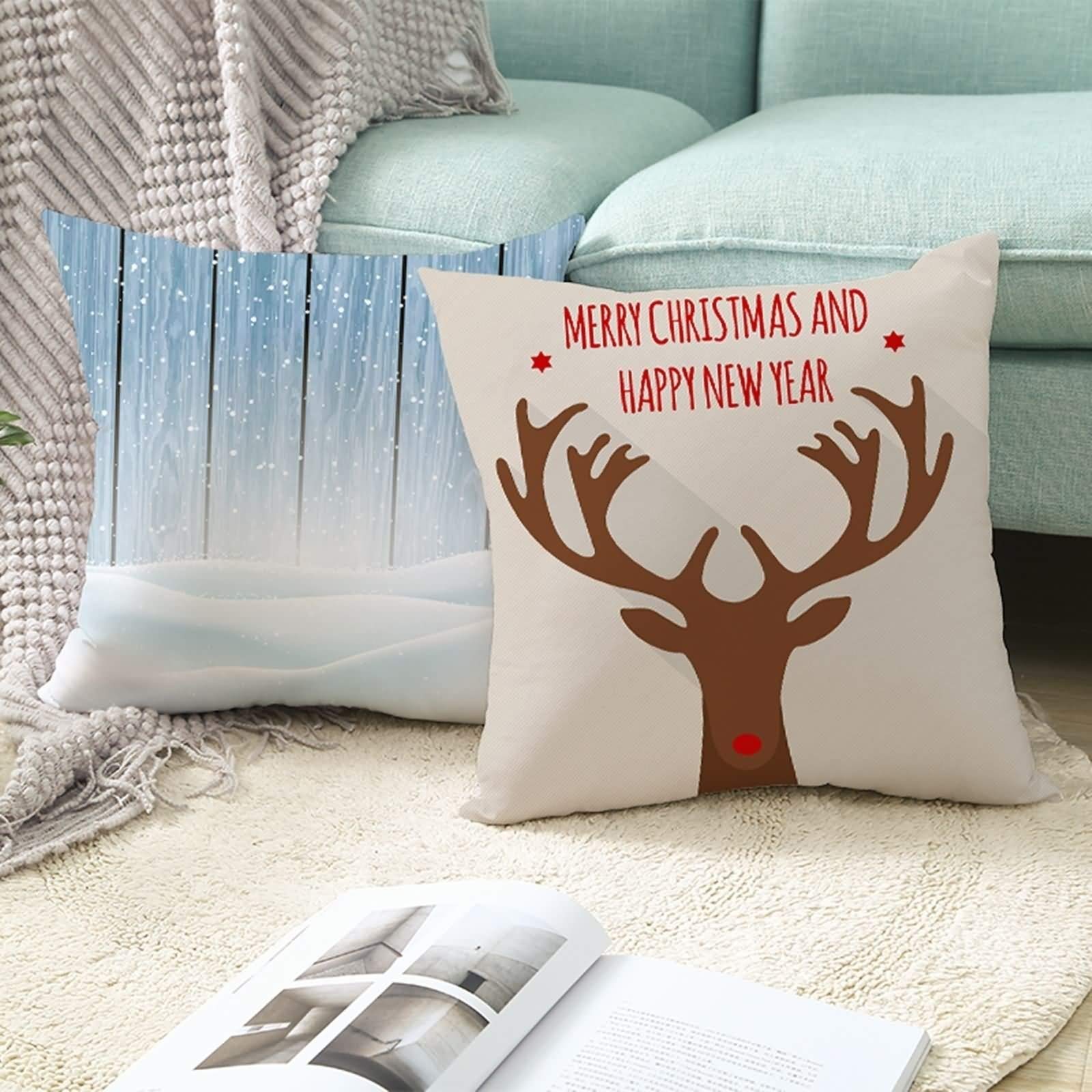 Joyouth Set Di 4 Federe Decorative In Morbido Velluto, Double