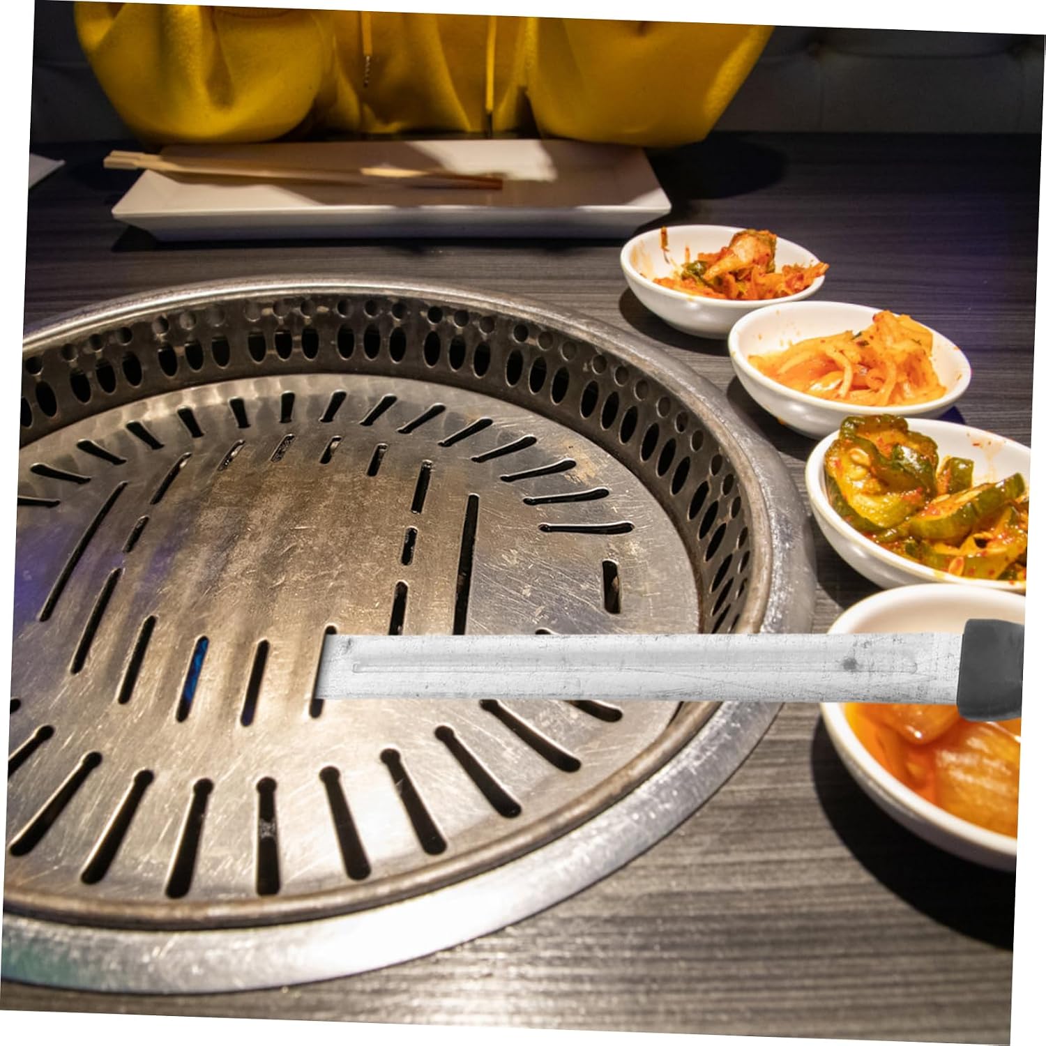 TOYANDONA Grill Grate Lifter Gripper Stainless Steel BBQ Tool