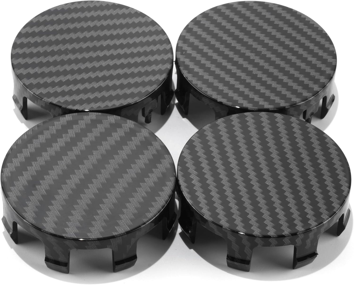RTrhinoTuning 4 PCS 57mm Wheel Center Caps Compatible with 1995-2002 Mark Series Wheel Rim, OD: 2.24"(57 mm) ID: 2.24"(57 mm) Carbon Fiber