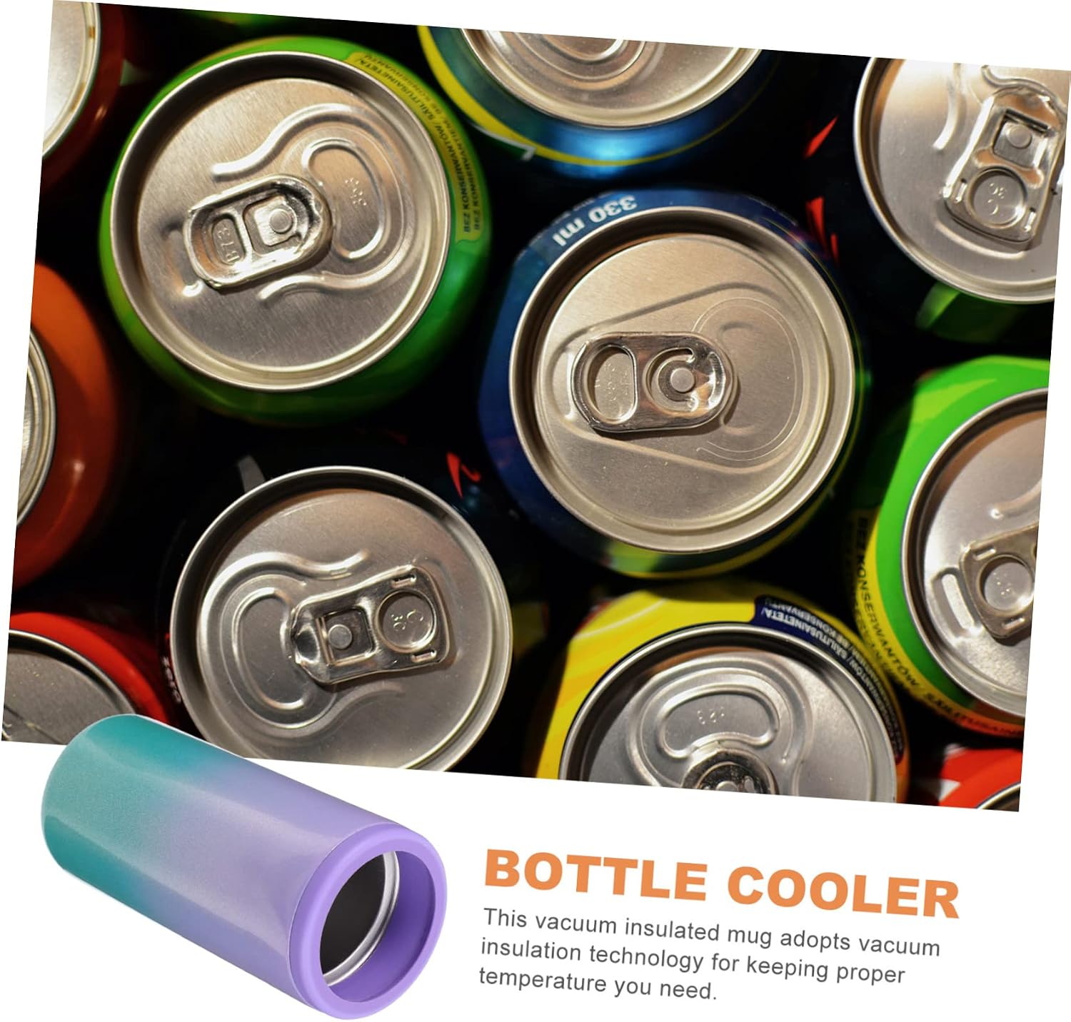 1pc Nonslip Beer Bottle Cover for Bottles Stainless Steel Insulated Protector for Outdoor Use Practical Drink Sleeve Prevents Freezing and Scalding