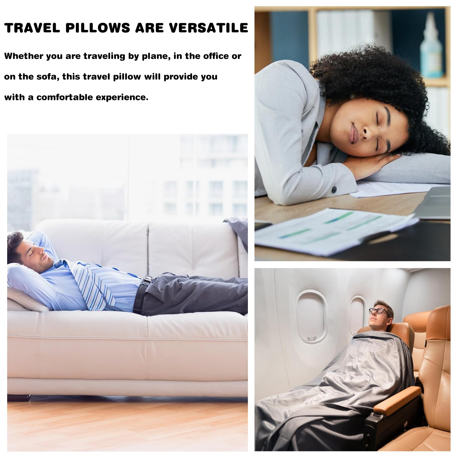 Manta De Viaje para Avión 2 En 1, Cojín Transformable 2 En 1, Manta Viaje, Franela Suave para Avión Ultraligera, 1.27 * 1.52m Manta De Viaje Plegable para Vacaciones, Oficina, Silla, Cama (Gris)