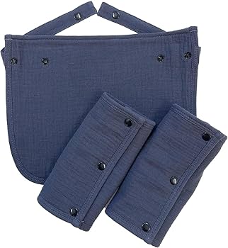 2.スワドルダブルガーゼ よだれカバー ハンドメイド エルゴ用