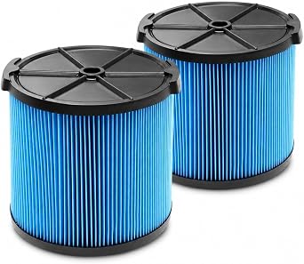 2-Pack VF3500 Replacement Filter for Ridgid 3-4.5 Gal Wet/Dry Shop Vacs