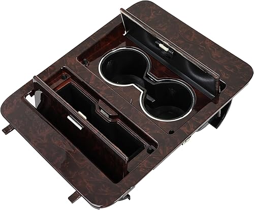 Miniatura 4 de Soporte de almacenamiento compatible con Chevy Silverado/GMC Sierra 2009-2014 de repuesto para consola central de grano de madera 23164631 se adapta