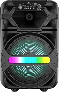 Sunix 20W 2400 Mah Portable Bluetooth Speaker BTS-410 with Led Light with Microphone