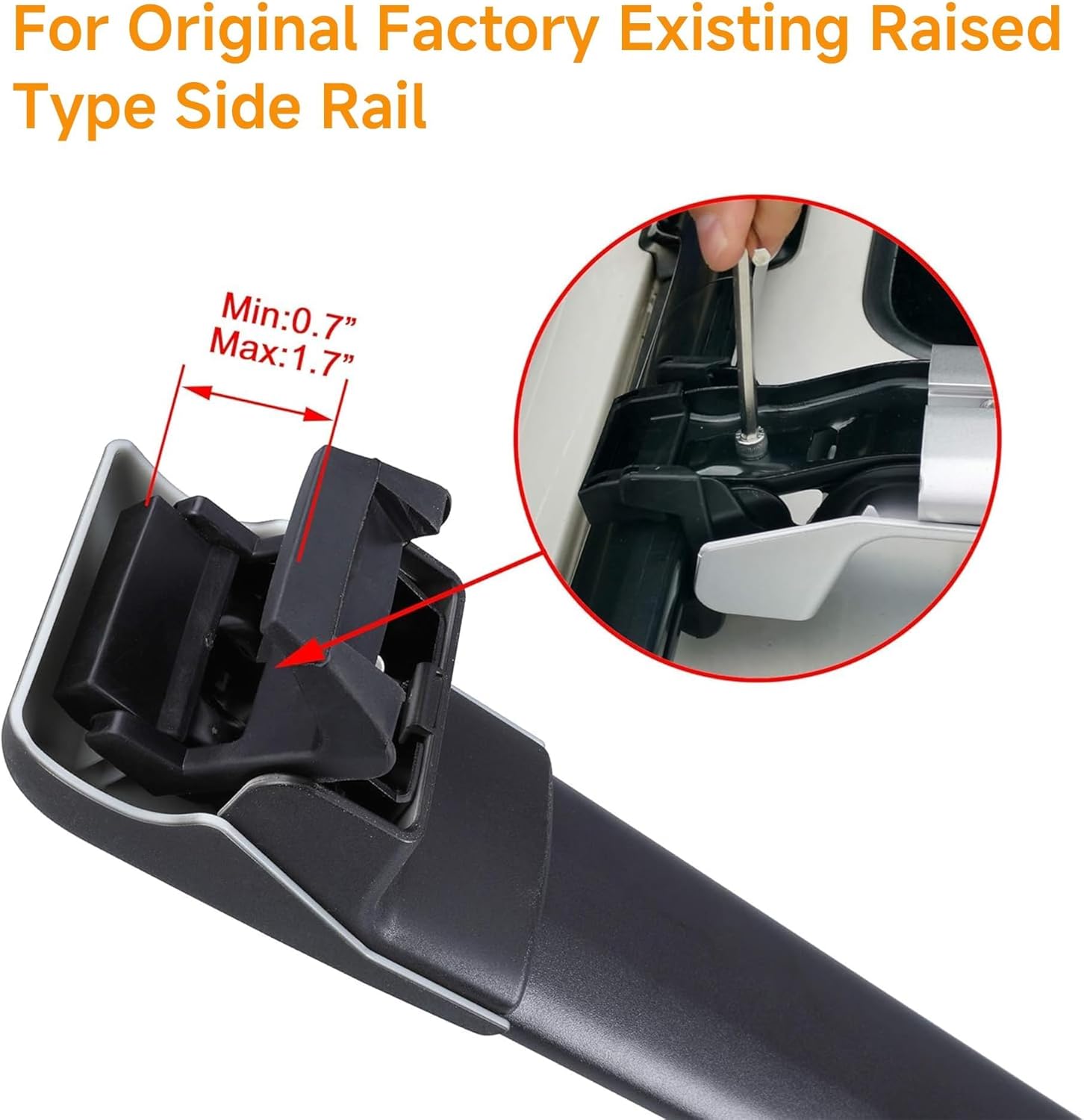 Autekcomma Heavy Duty Roof Rack Crossbars Replacement for KIA Telluride 2023 2024 2025 X-PRO & X-LINE,Anti-Corrosion Aircraft Aluminum Black Matte with Anti-Theft Locks (ONLY FIT RASED Side Rail)