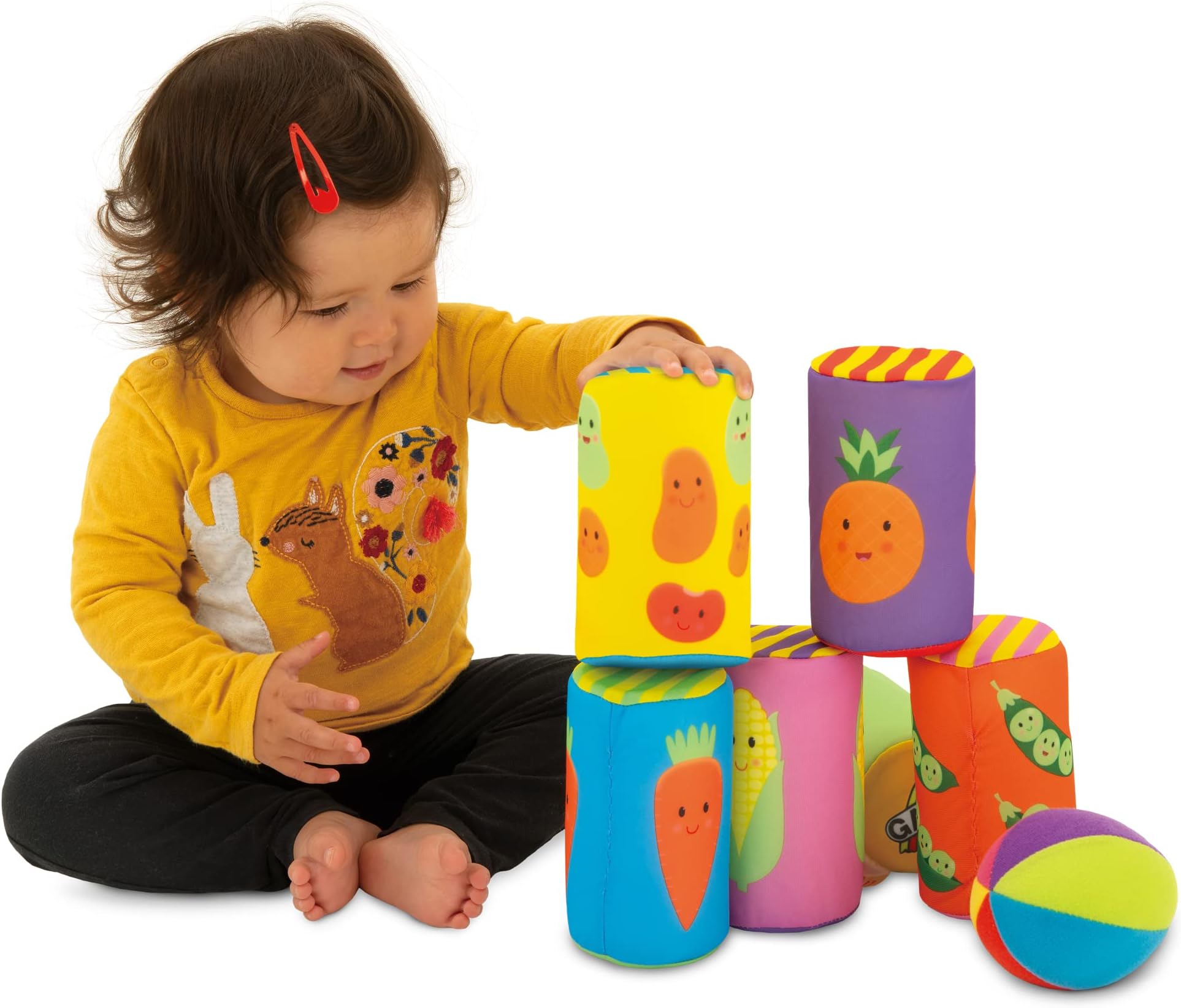 Galt Toys, Soft Tin Can Alley, Baby Activity Toy, Ages 12 Months Plus