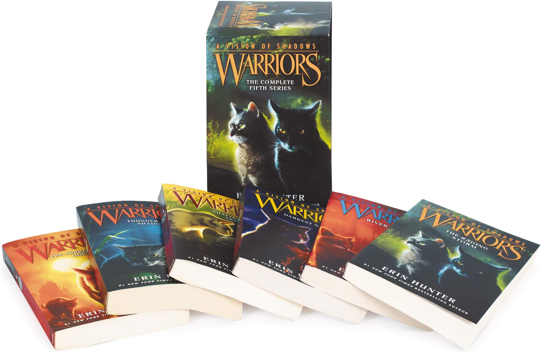 Warriors: A Vision of Shadows Set: A Thrilling Epic Fantasy About Warrior Cats and Clans for Children (Ages 8-12)