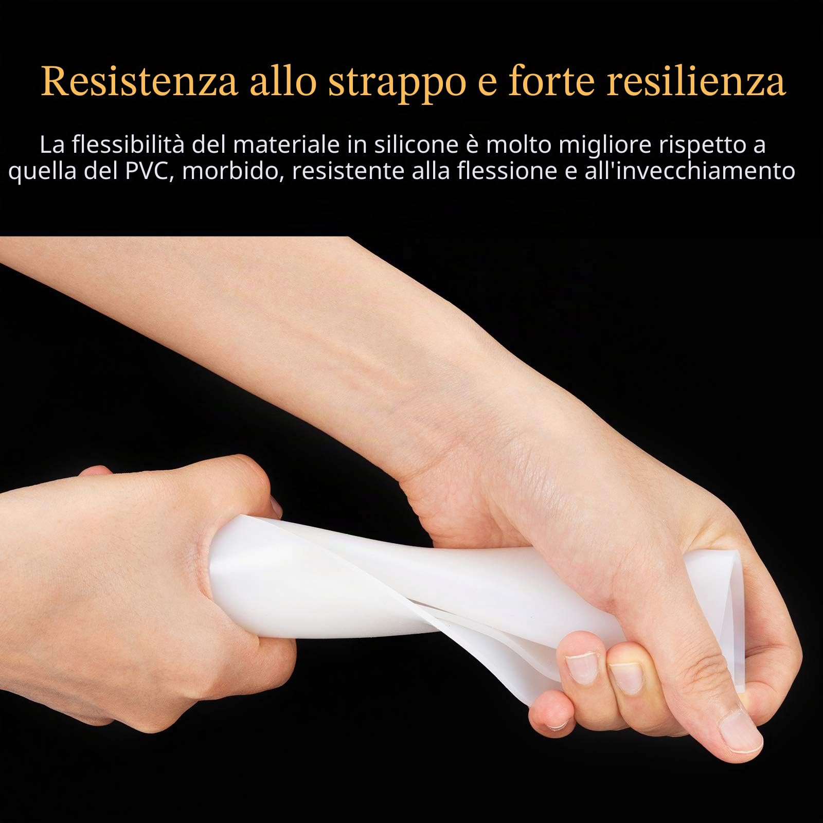 BENECREAT 2PCS Lastra in Gomma Siliconica Bianca 200x200x2mm Guarnizione Resistente alle Alte Temperature