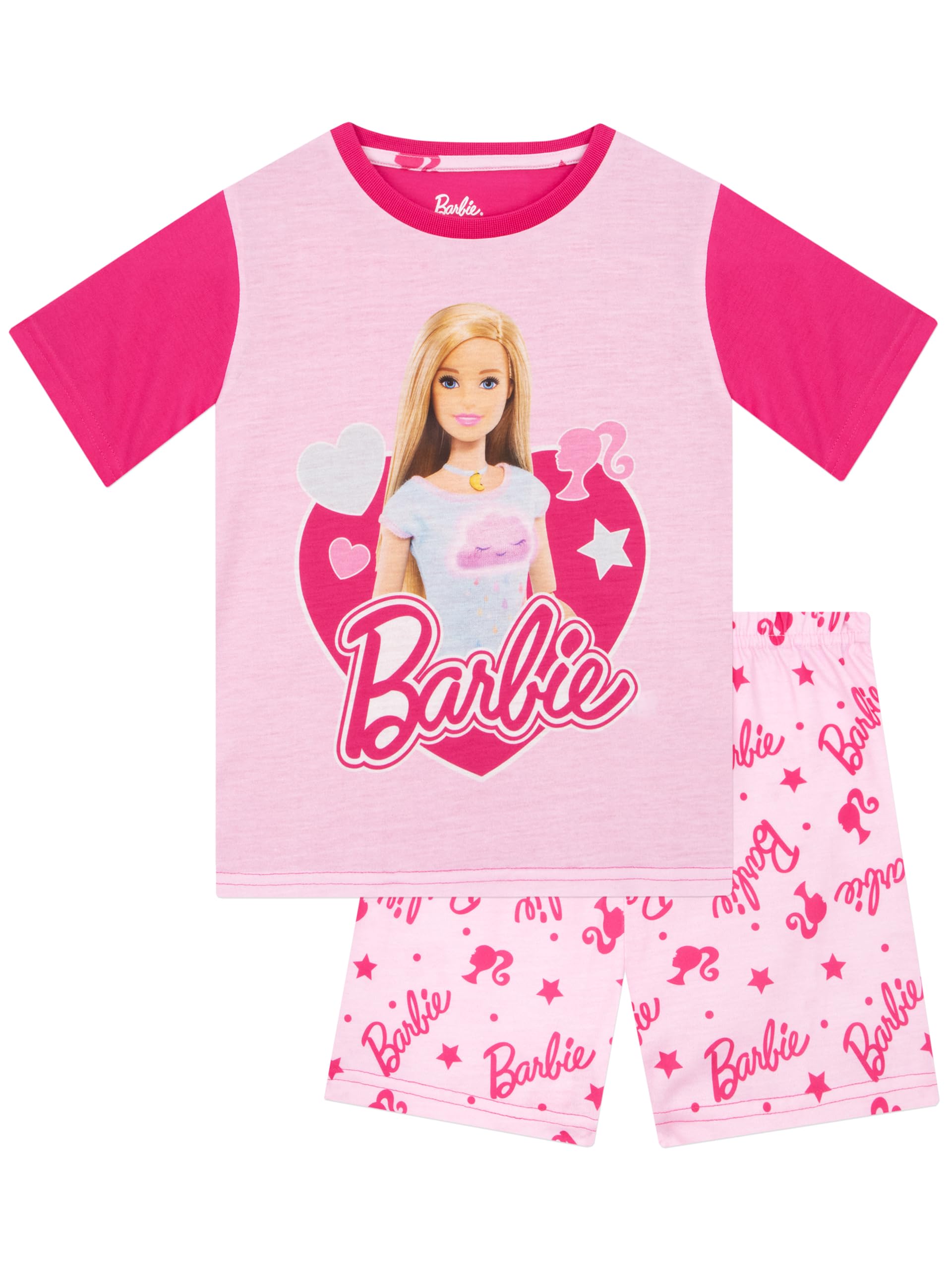 Barbie Girls Pink Pyjamas | Fashionable Pyjamas | Summer Pjs | 4-5 Years